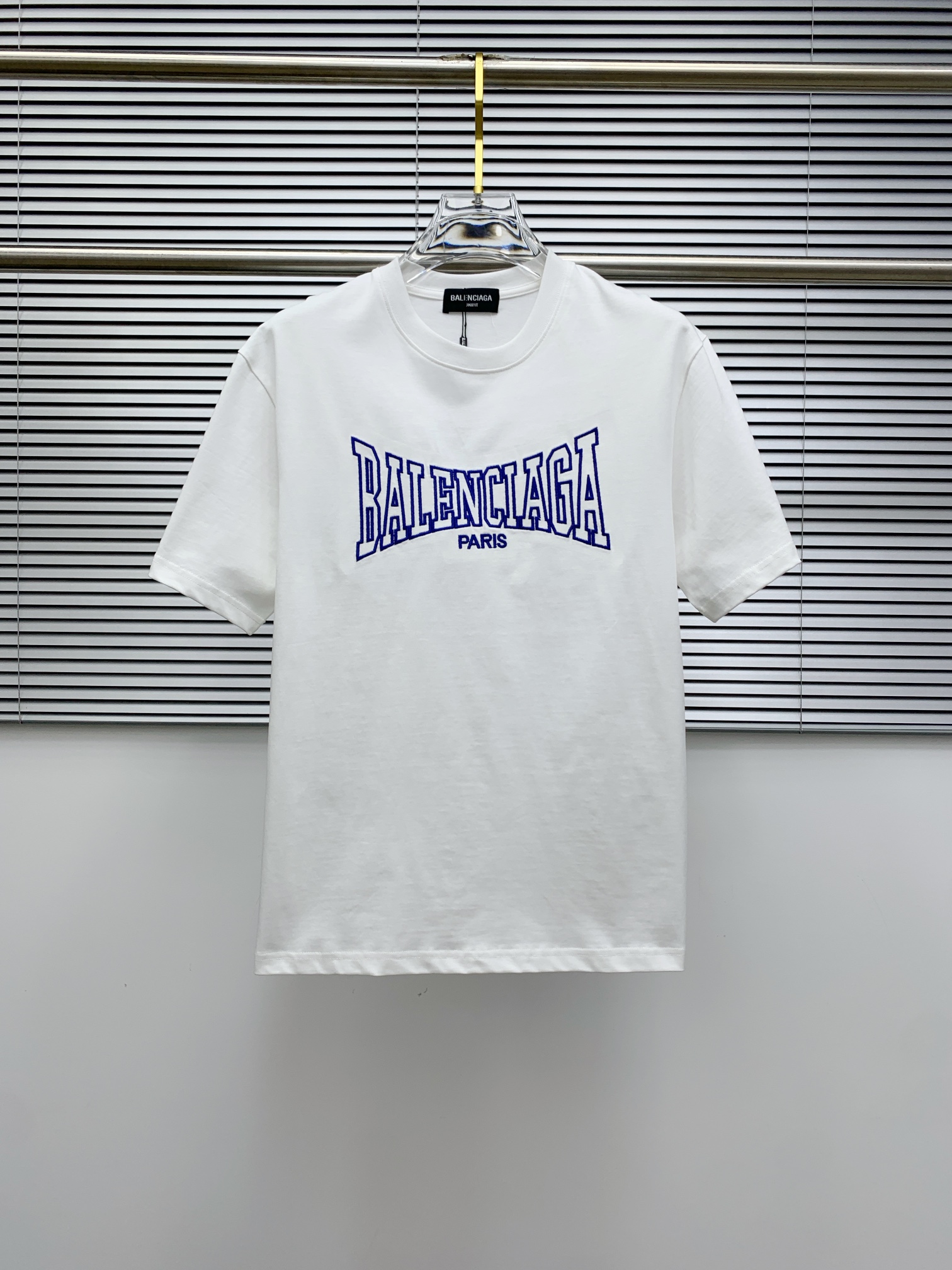 ss巴黎世家纯棉最新面料（最高版本）经典标识图案logo时尚简约潮流短袖，最顶级的品质专柜原单短袖，顶级