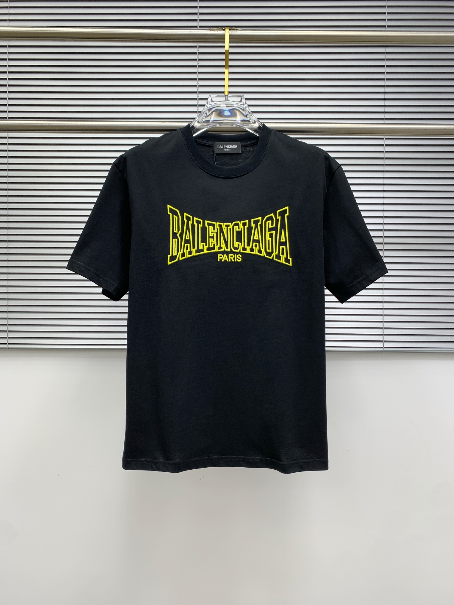 ss巴黎世家纯棉最新面料（最高版本）经典标识图案logo时尚简约潮流短袖，最顶级的品质专柜原单短袖，顶级