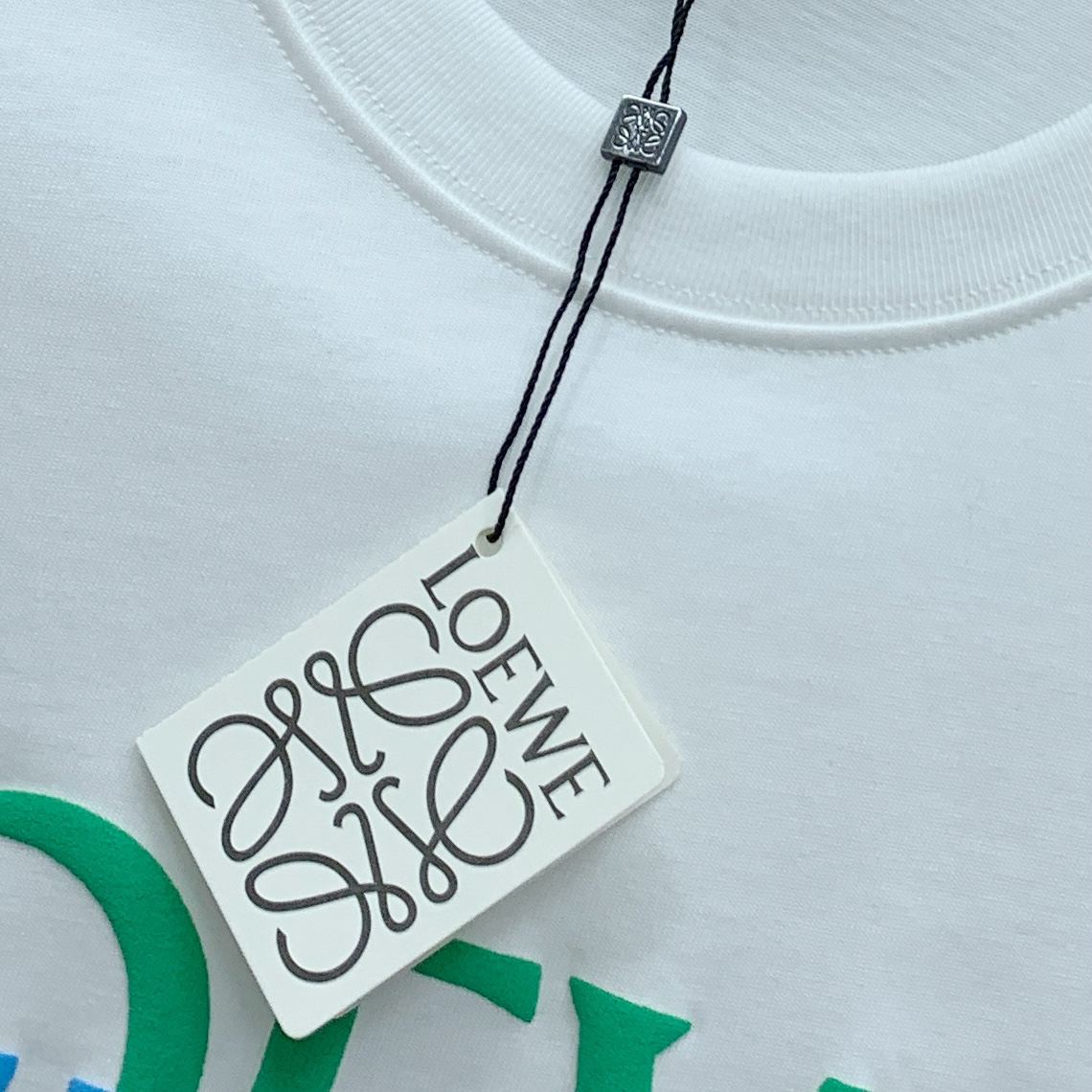 ss罗意威纯棉最新面料（最高版本）经典标识图案logo时尚简约潮流短袖，最顶级的品质专柜原单短袖，顶级制