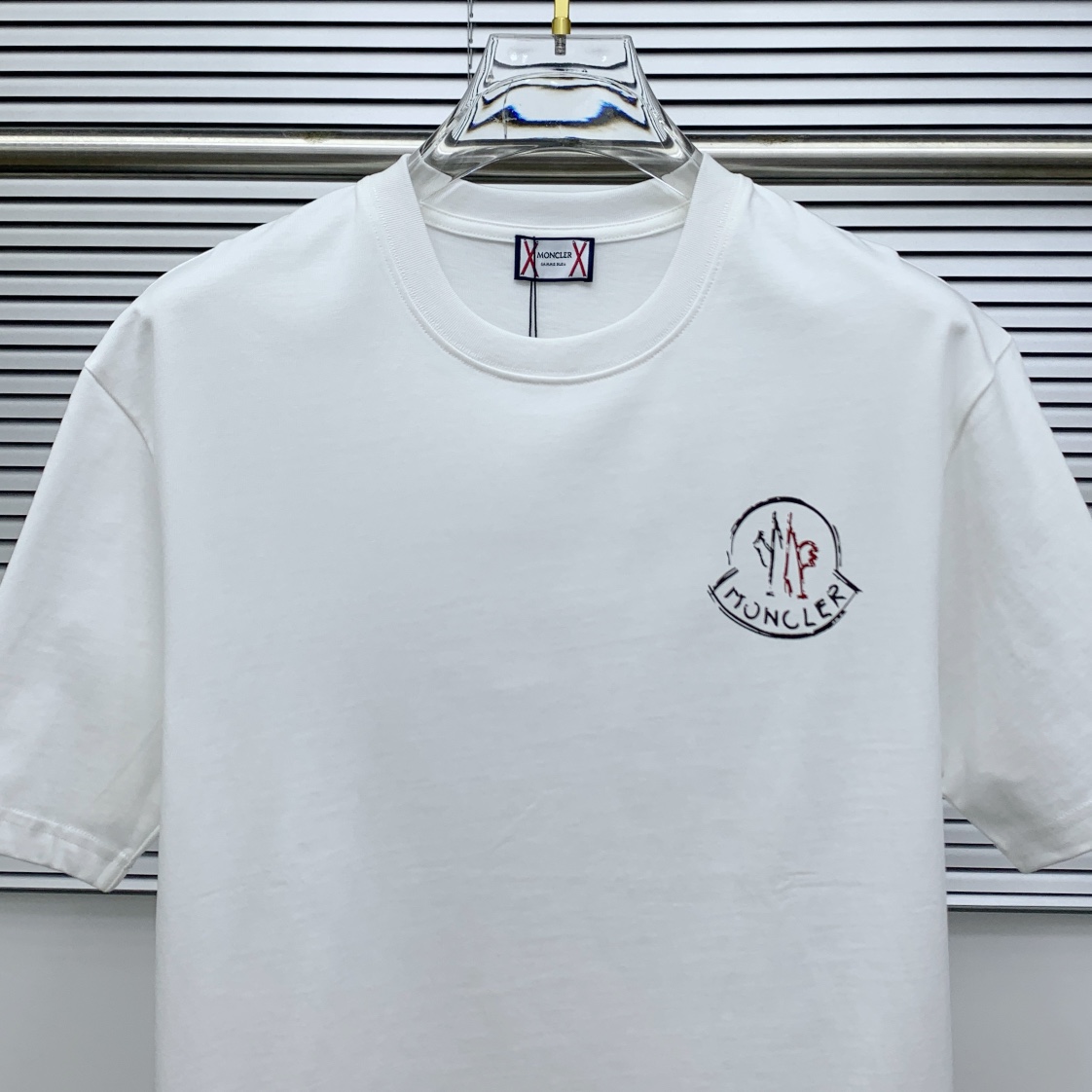 ss蒙口纯棉最新面料（最高版本）经典标识图案logo时尚简约潮流短袖，最顶级的品质专柜原单短袖，顶级制作