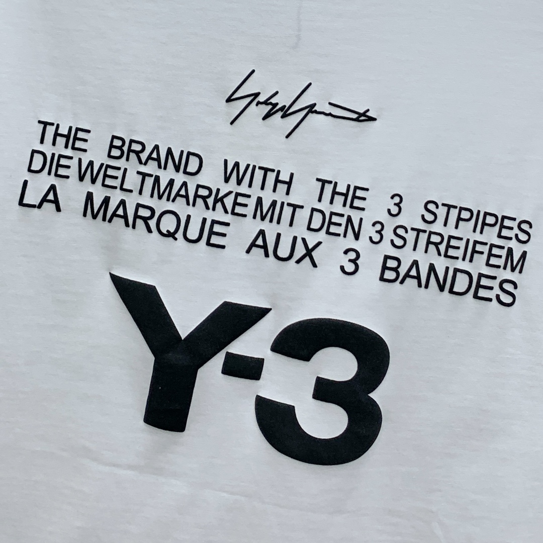 ssY3纯棉最新面料（最高版本）经典标识图案logo时尚简约潮流短袖，最顶级的品质专柜原单短袖，顶级制作