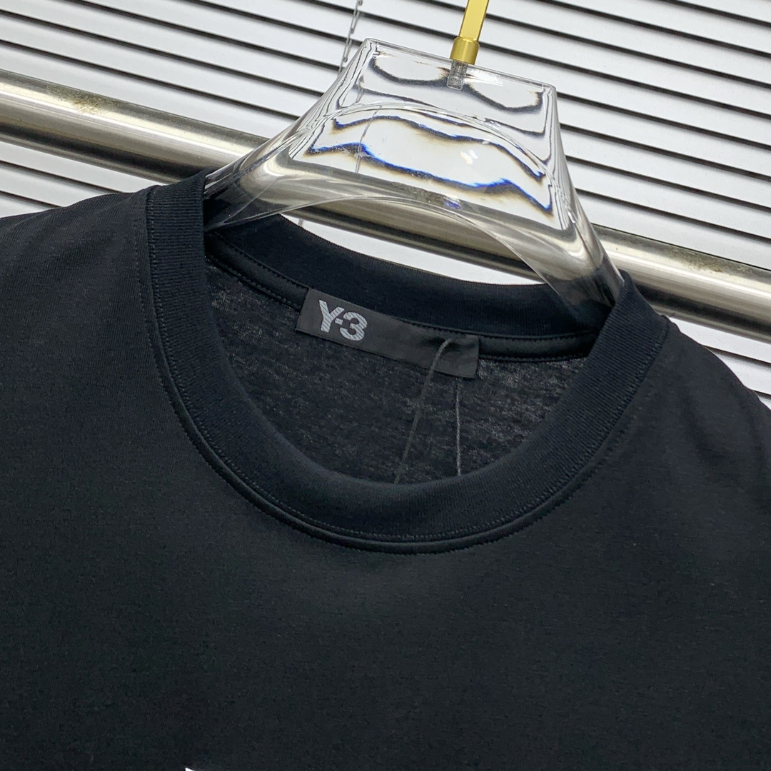 ssY3纯棉最新面料（最高版本）经典标识图案logo时尚简约潮流短袖，最顶级的品质专柜原单短袖，顶级制作