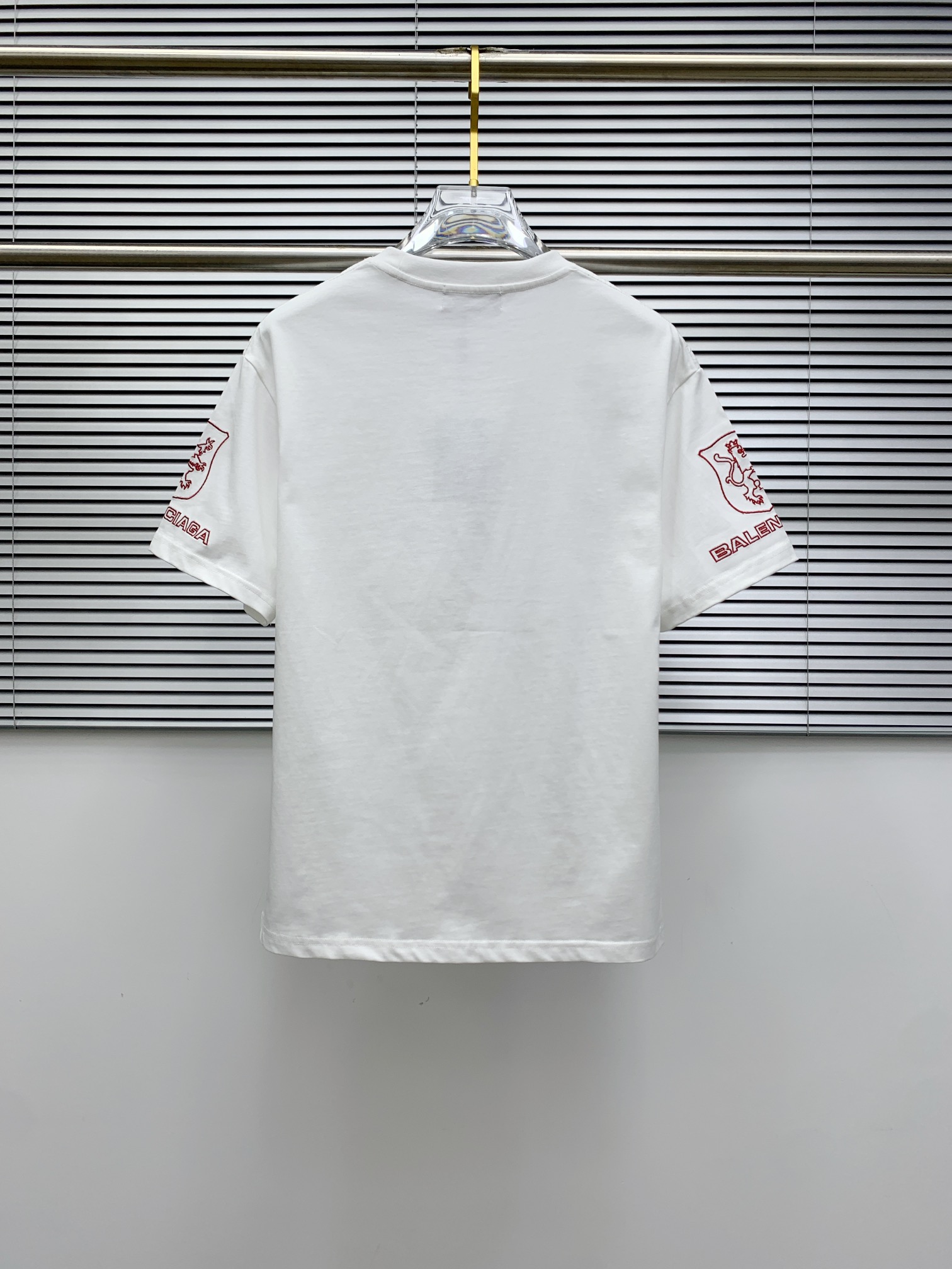 ss巴黎世家纯棉最新面料（最高版本）经典标识图案logo时尚简约潮流短袖，最顶级的品质专柜原单短袖，顶级