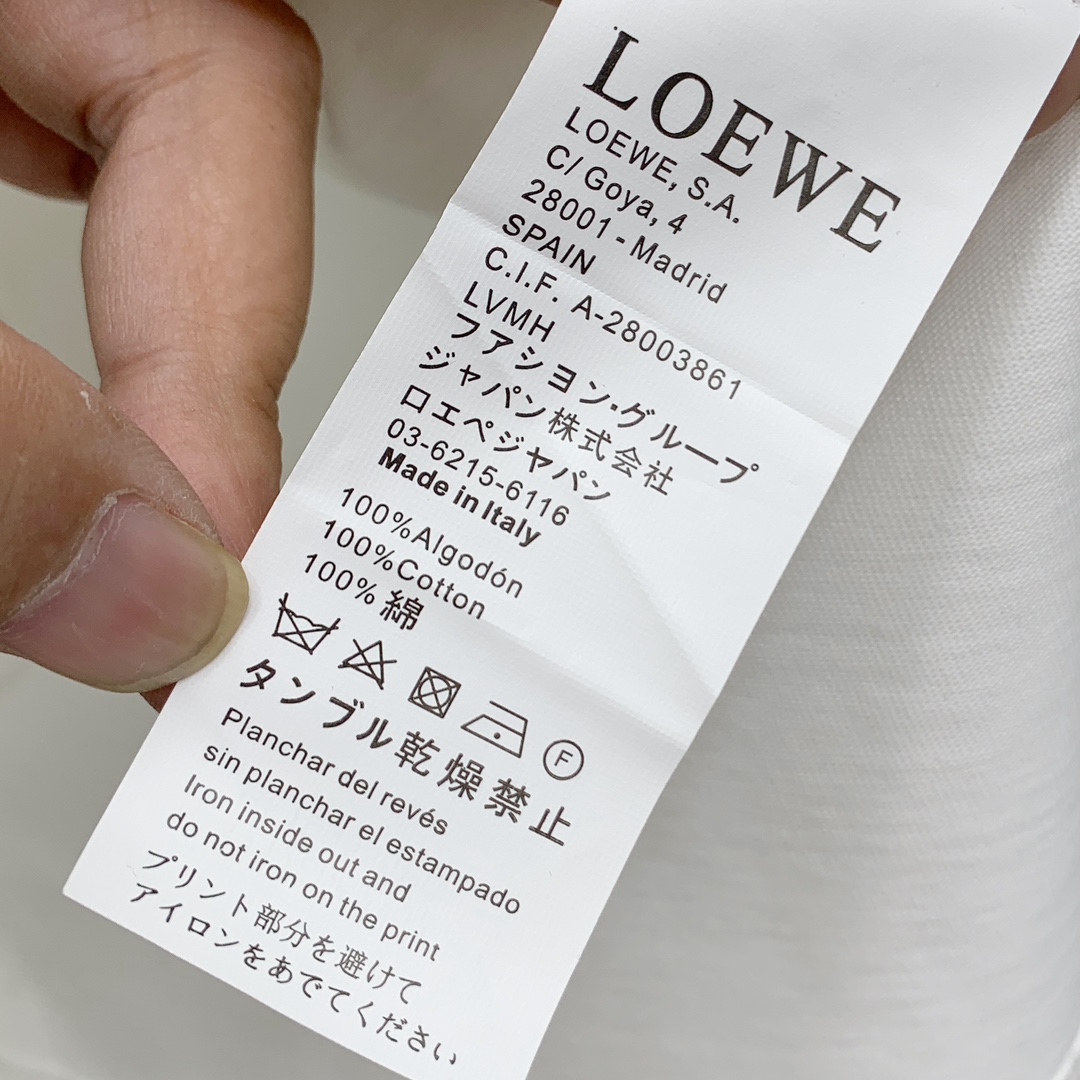 ss罗意威纯棉最新面料（最高版本）经典标识图案logo时尚简约潮流短袖，最顶级的品质专柜原单短袖，顶级制