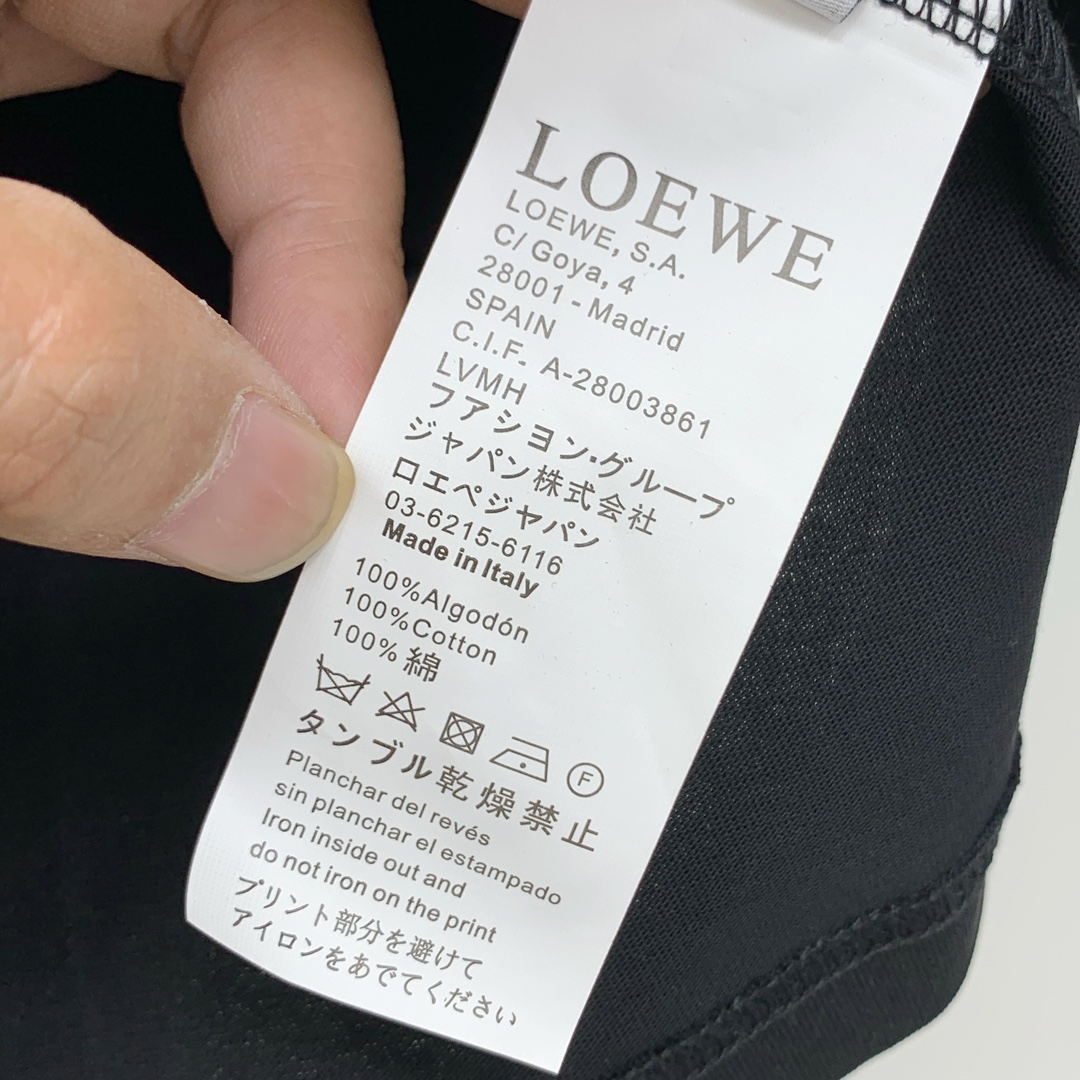 ss罗意威纯棉最新面料（最高版本）经典标识图案logo时尚简约潮流短袖，最顶级的品质专柜原单短袖，顶级制