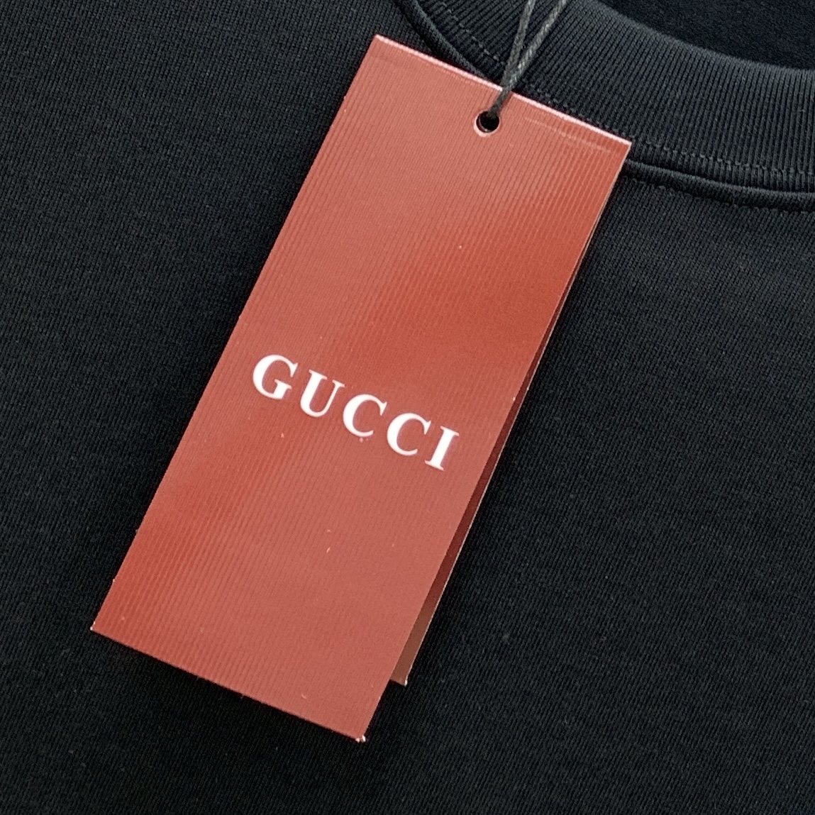 🌾ss古驰纯棉最新面料（最高版本）经典标识图案logo时尚简约潮流短袖，最顶级的品质专柜原单短袖，顶级制