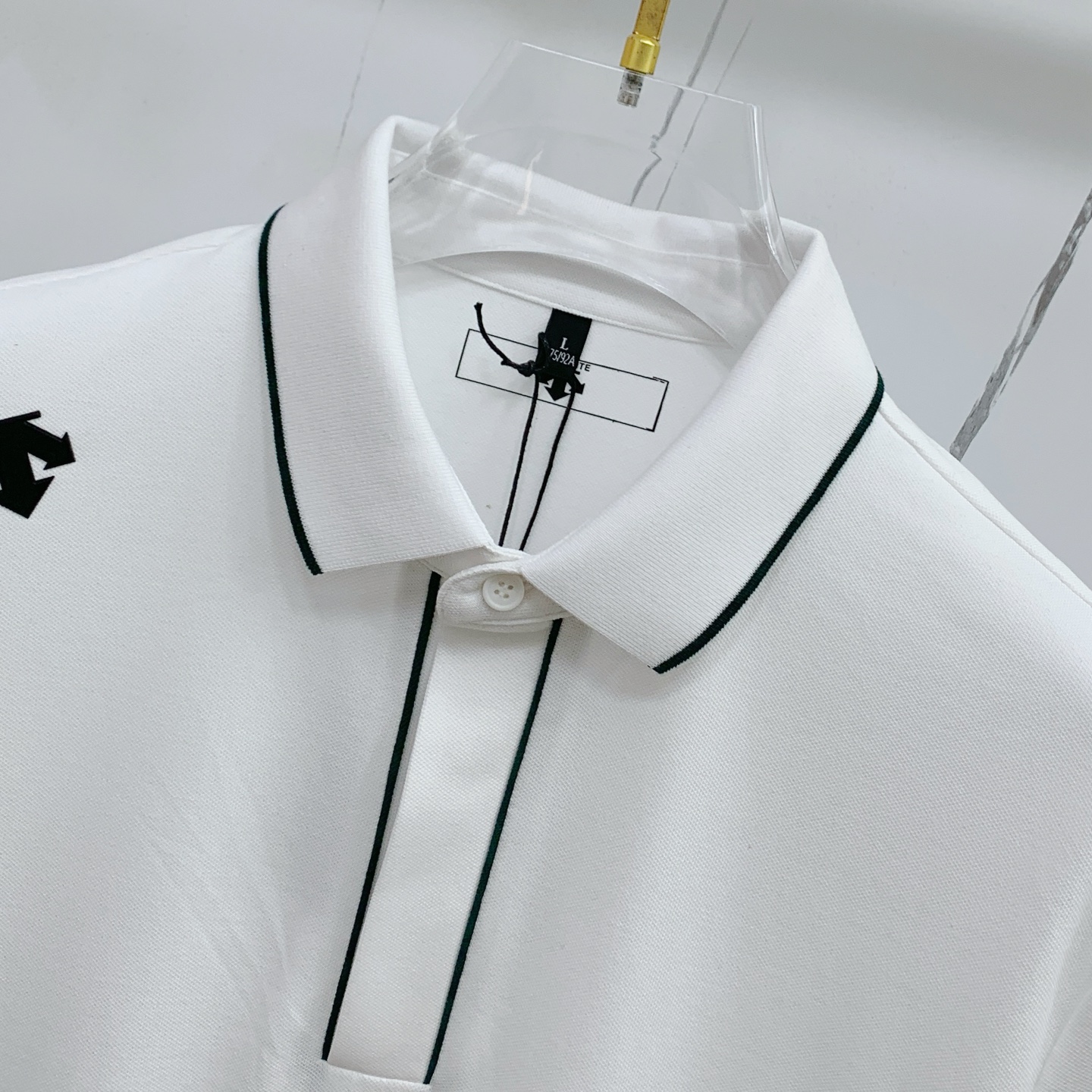 P迪桑特25SS新款春夏短袖翻领T恤Polo，最高版本客供定制高端朱地面料简单时尚款，拼色螺纹超级好看！