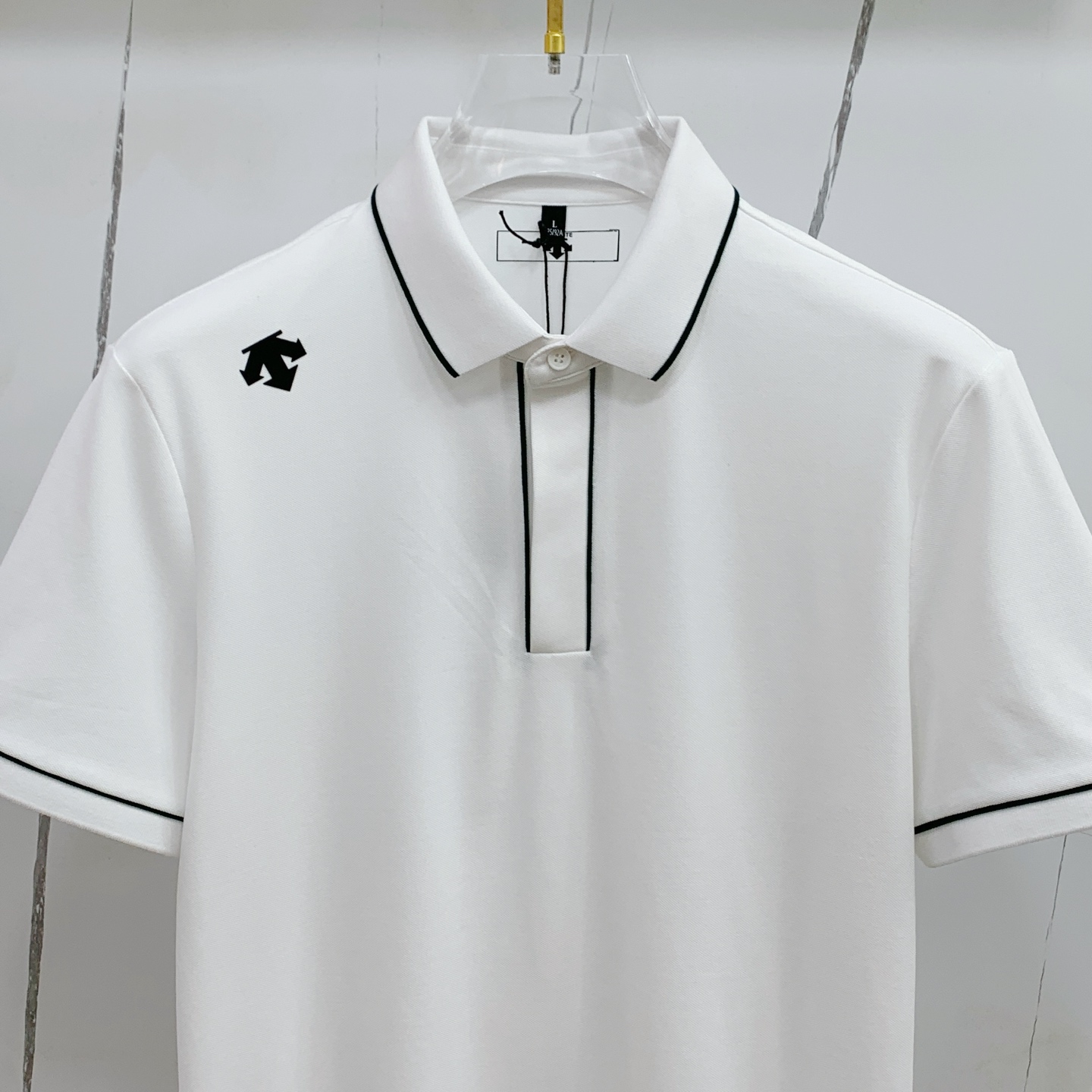 P迪桑特25SS新款春夏短袖翻领T恤Polo，最高版本客供定制高端朱地面料简单时尚款，拼色螺纹超级好看！