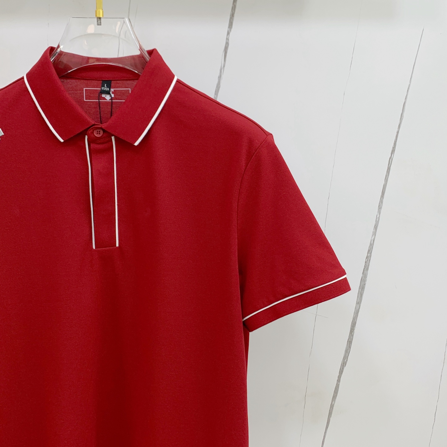 P迪桑特25SS新款春夏短袖翻领T恤Polo，最高版本客供定制高端朱地面料简单时尚款，拼色螺纹超级好看！