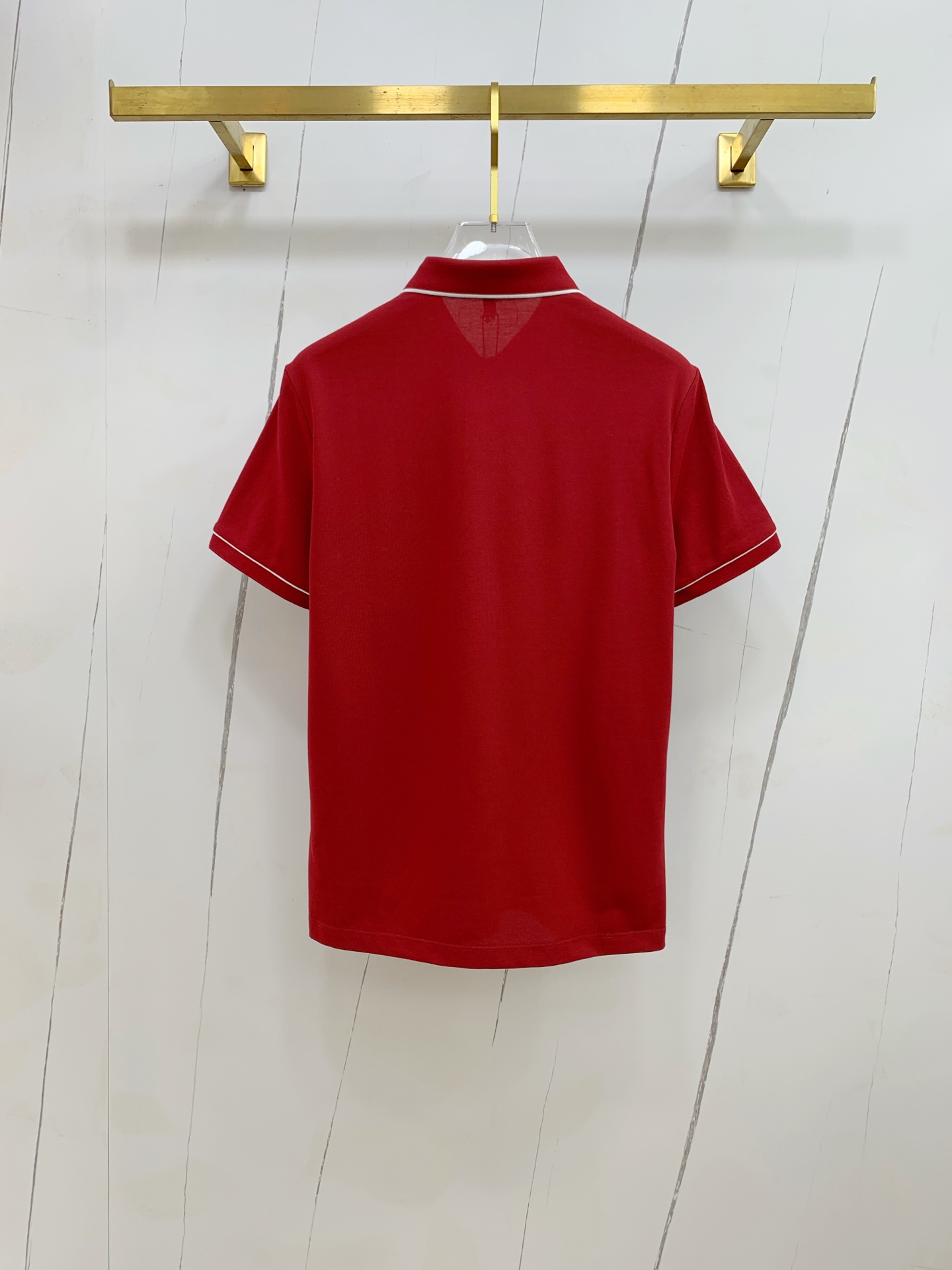 P迪桑特25SS新款春夏短袖翻领T恤Polo，最高版本客供定制高端朱地面料简单时尚款，拼色螺纹超级好看！