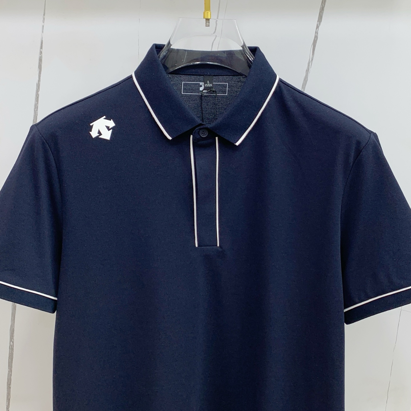 P迪桑特25SS新款春夏短袖翻领T恤Polo，最高版本客供定制高端朱地面料简单时尚款，拼色螺纹超级好看！