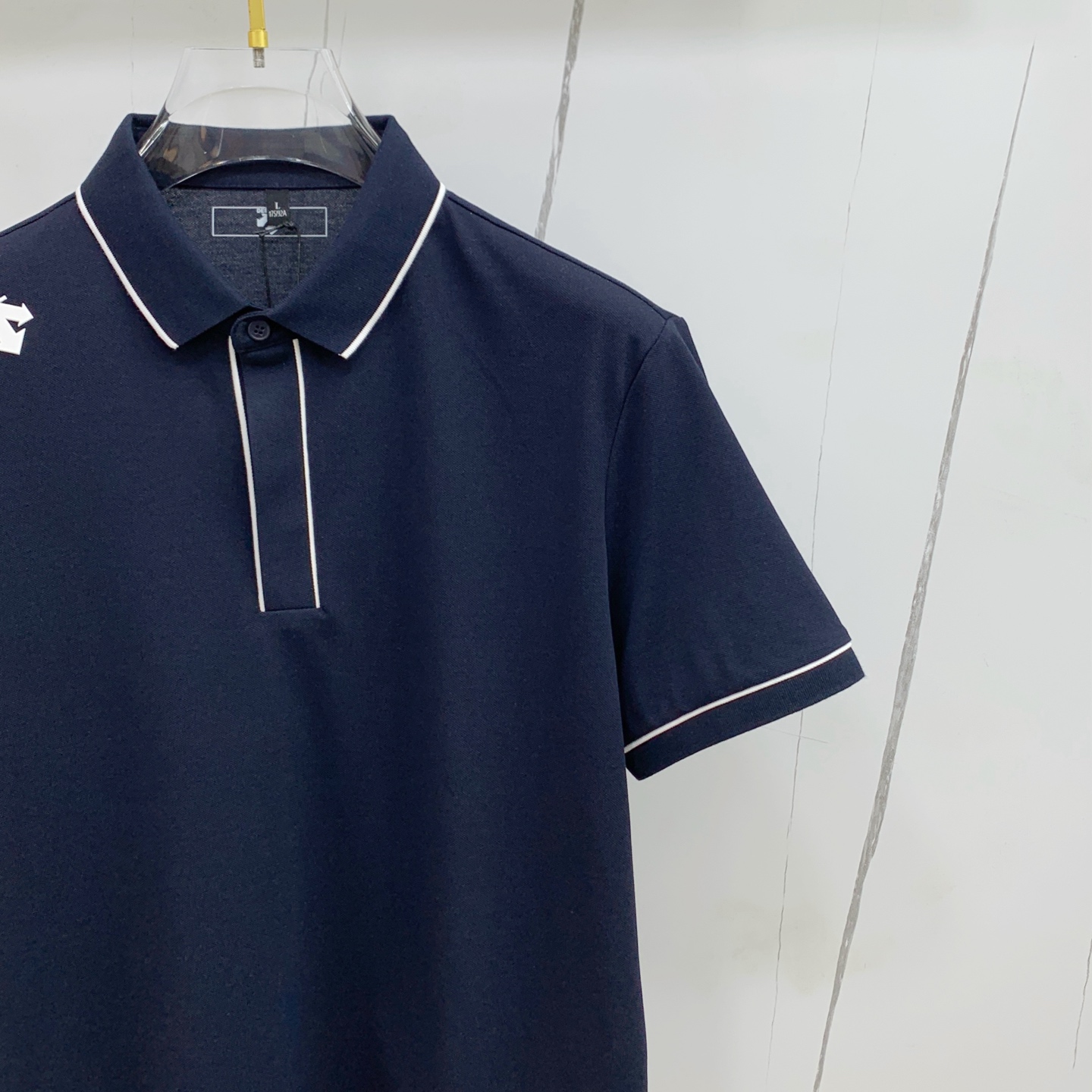 P迪桑特25SS新款春夏短袖翻领T恤Polo，最高版本客供定制高端朱地面料简单时尚款，拼色螺纹超级好看！