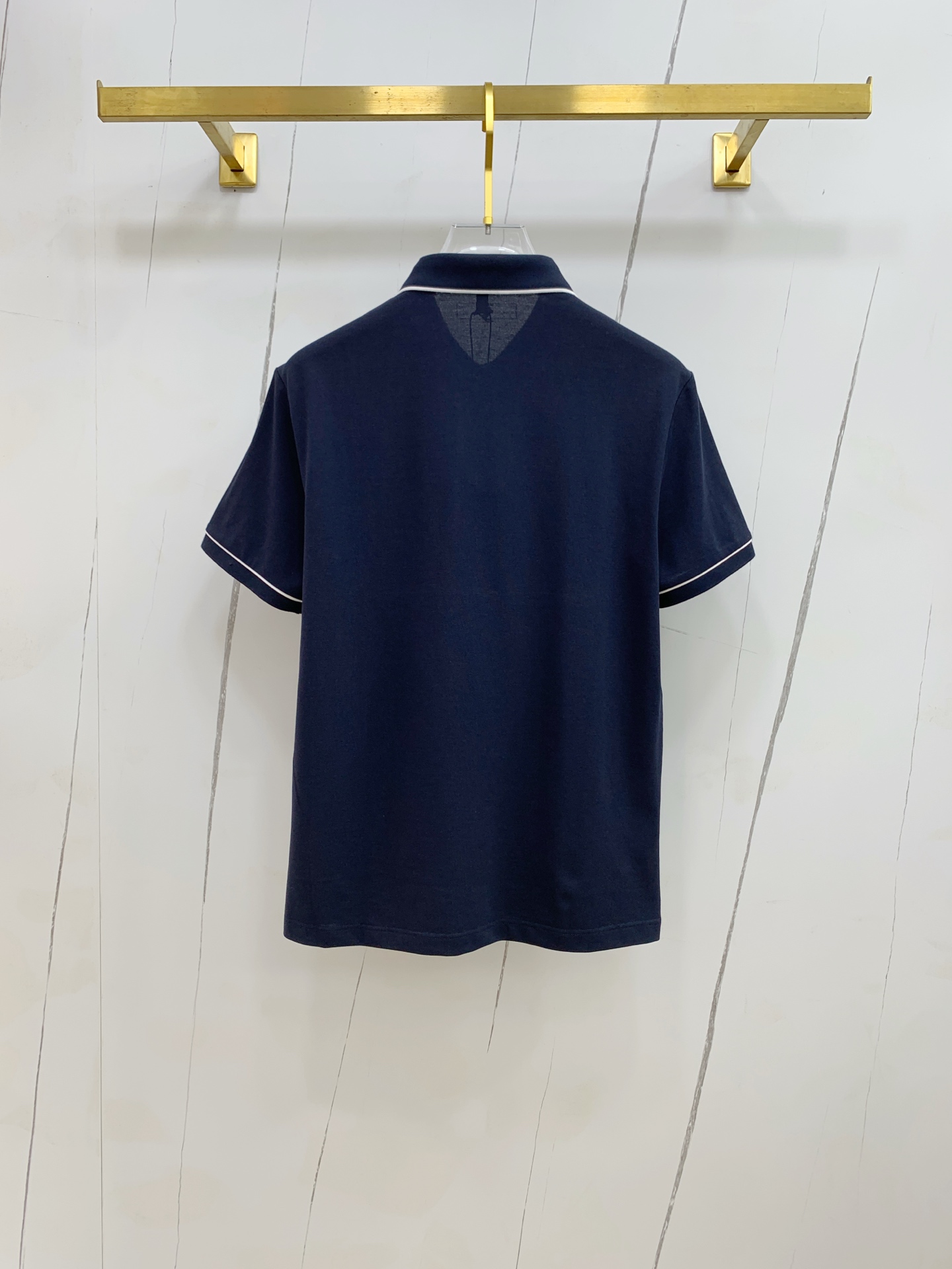 P迪桑特25SS新款春夏短袖翻领T恤Polo，最高版本客供定制高端朱地面料简单时尚款，拼色螺纹超级好看！