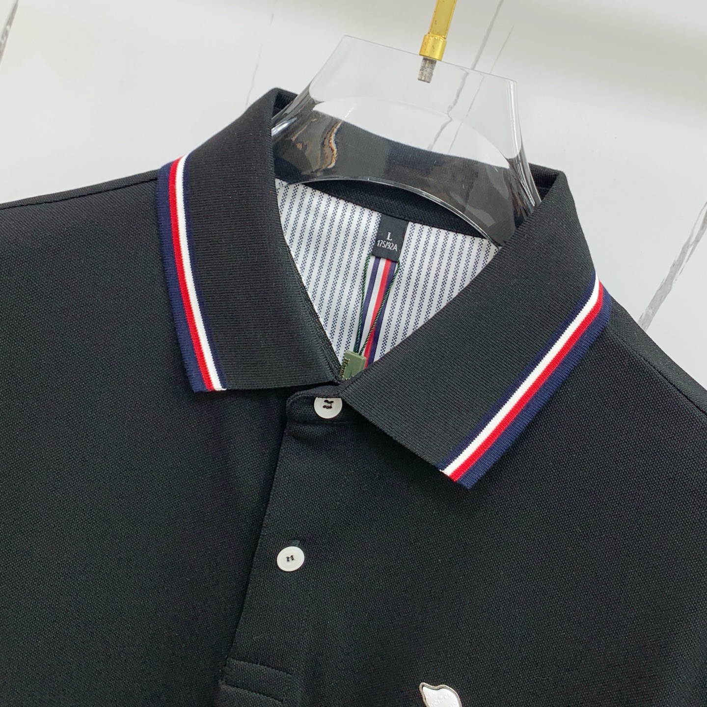PTB汤姆布朗25SS新款春夏短袖翻领T恤Polo，最高版本客供定制高端朱地面料简单时尚款，拼色螺纹超级