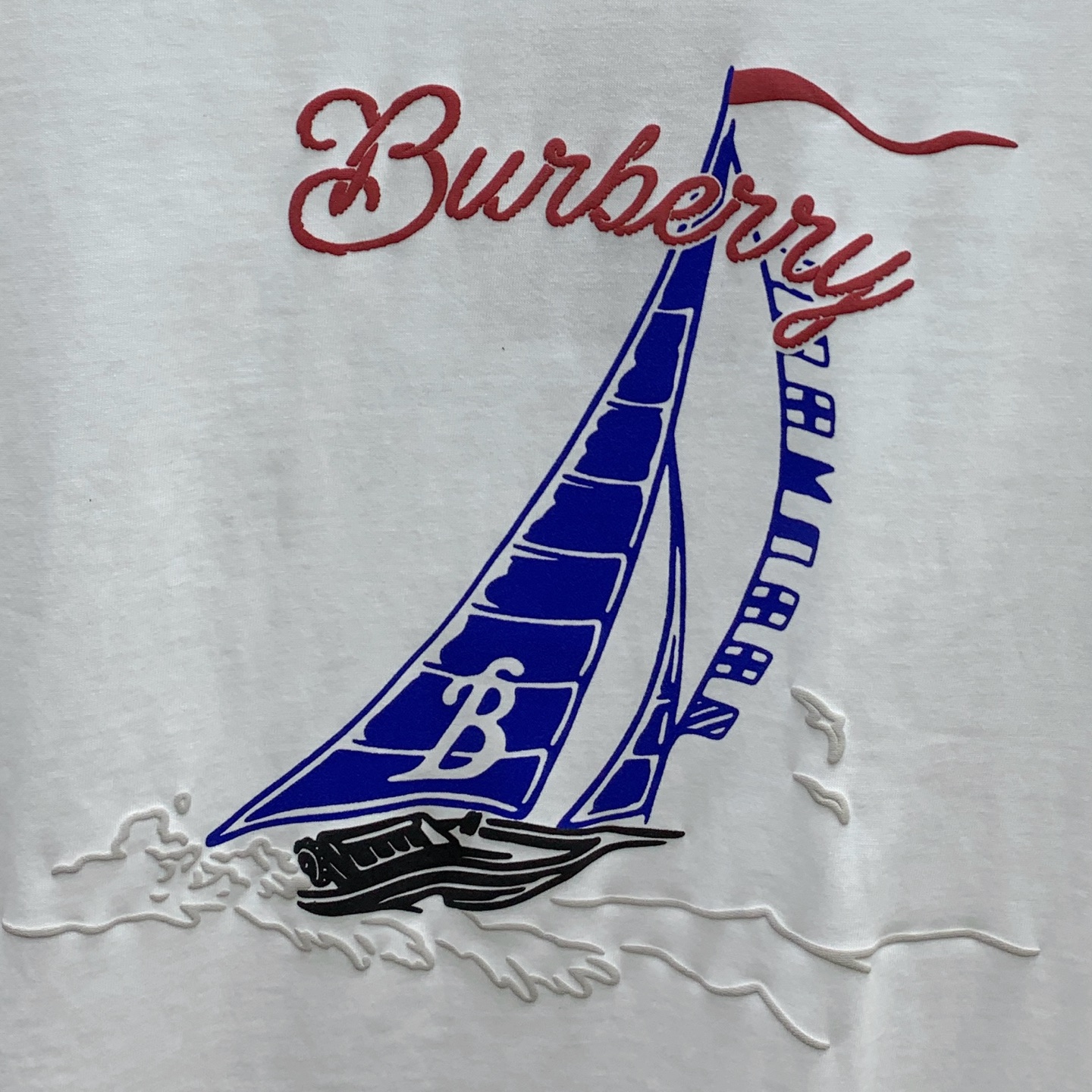 P巴宝莉2025夏季新款短袖T恤，个性艺术系列全网独家首发 百搭款细节处理完美纯棉面料十分精致 原版面料