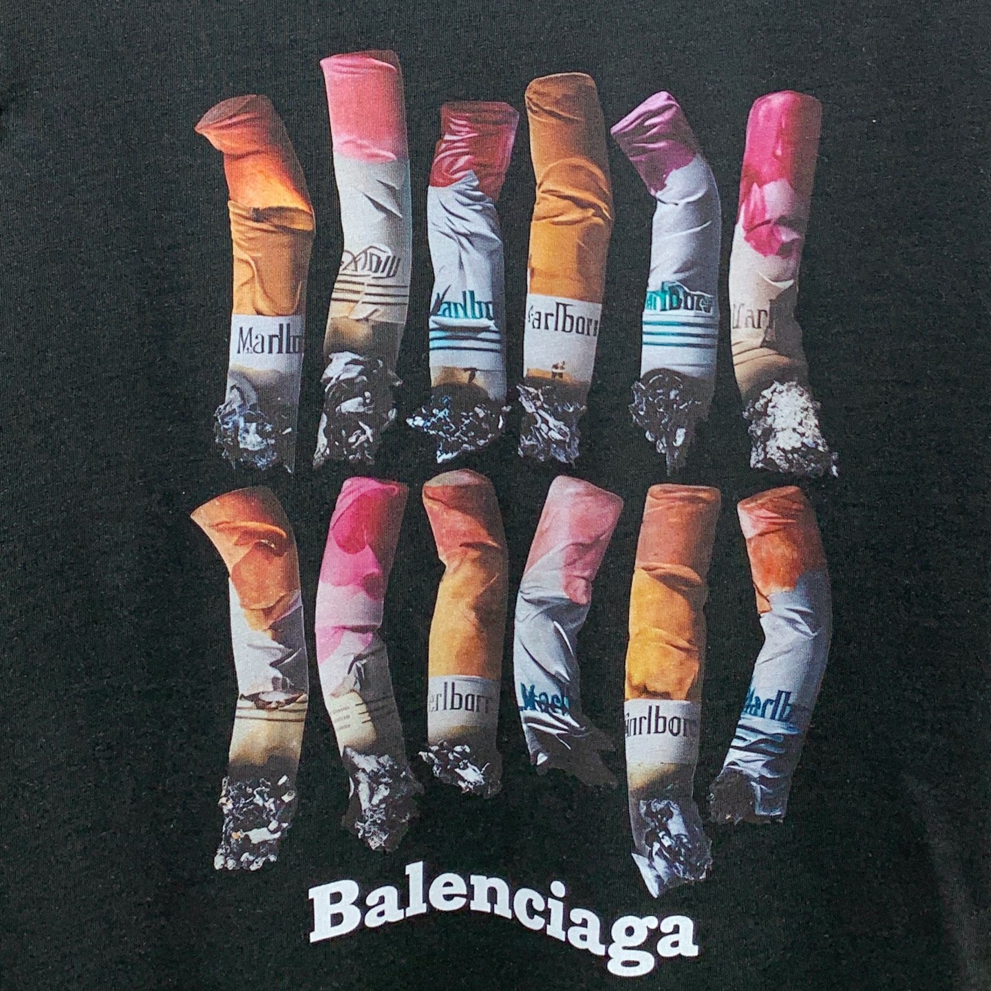 P巴黎世家2025夏季新款短袖T恤，个性艺术系列全网独家首发 百搭款细节处理完美纯棉面料十分精致 原版面