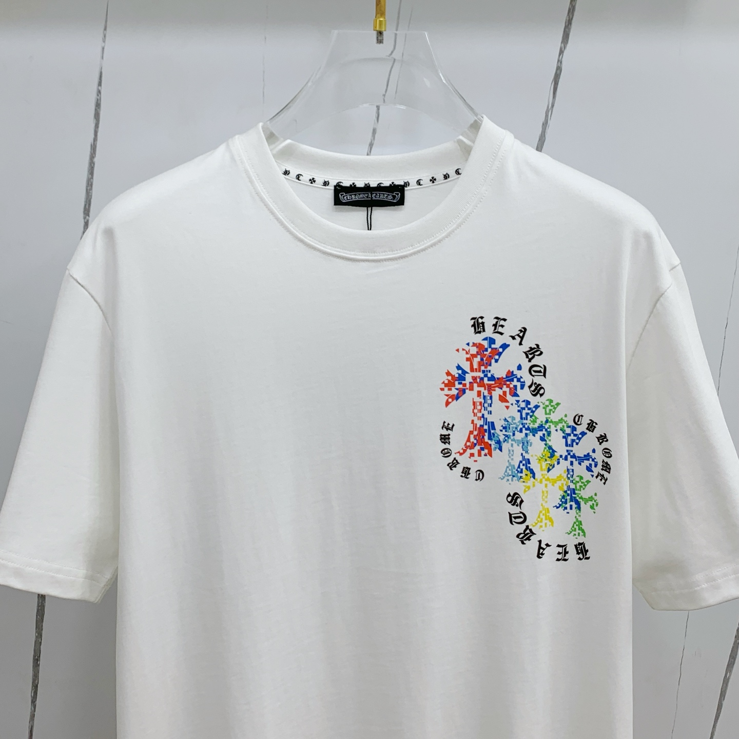 P克罗心2025夏季新款短袖T恤，个性艺术系列全网独家首发 百搭款细节处理完美纯棉面料十分精致 原版面料