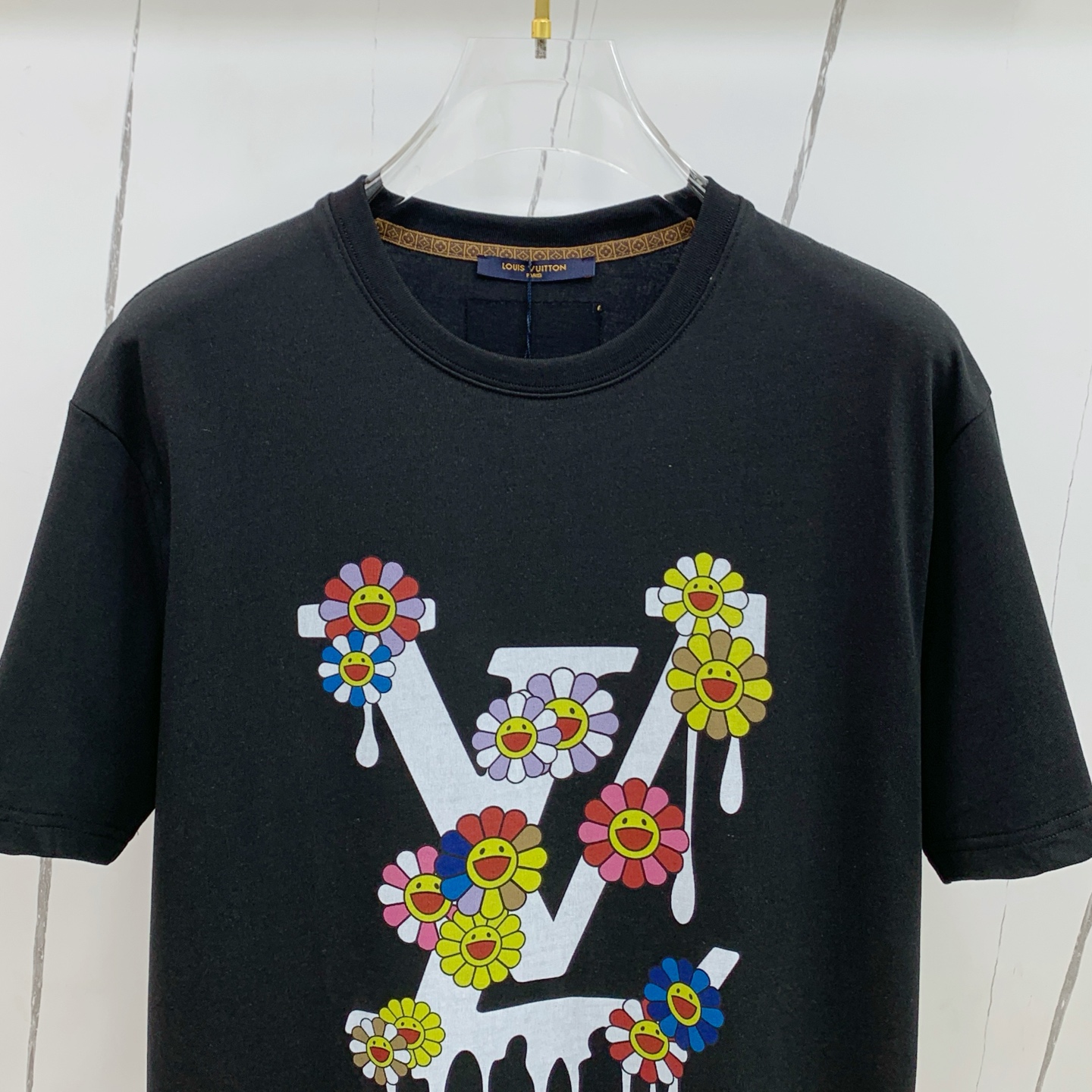 PLV2025夏季新款短袖T恤，个性艺术系列全网独家首发 百搭款细节处理完美纯棉面料十分精致 原版面料 