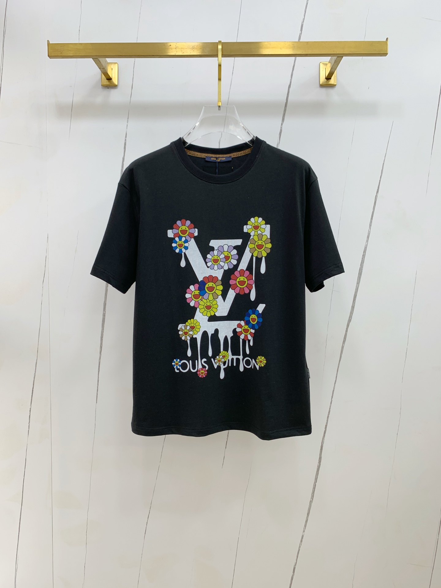 PLV2025夏季新款短袖T恤，个性艺术系列全网独家首发 百搭款细节处理完美纯棉面料十分精致 原版面料 