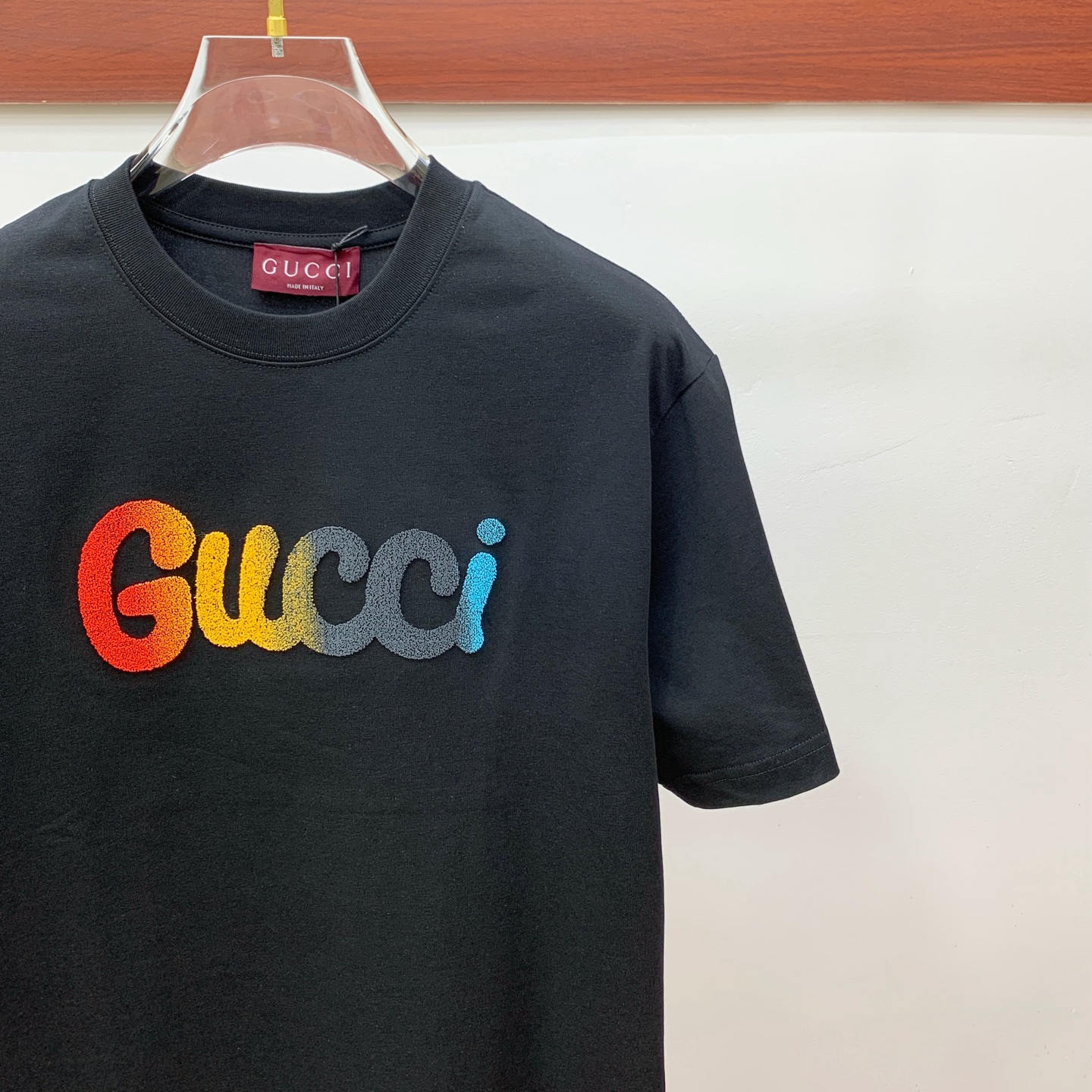 ss古驰纯棉最新面料！经典标识图案logo时尚简约潮流短袖，最顶级的品质专柜原单短袖，顶级制作工艺进口面