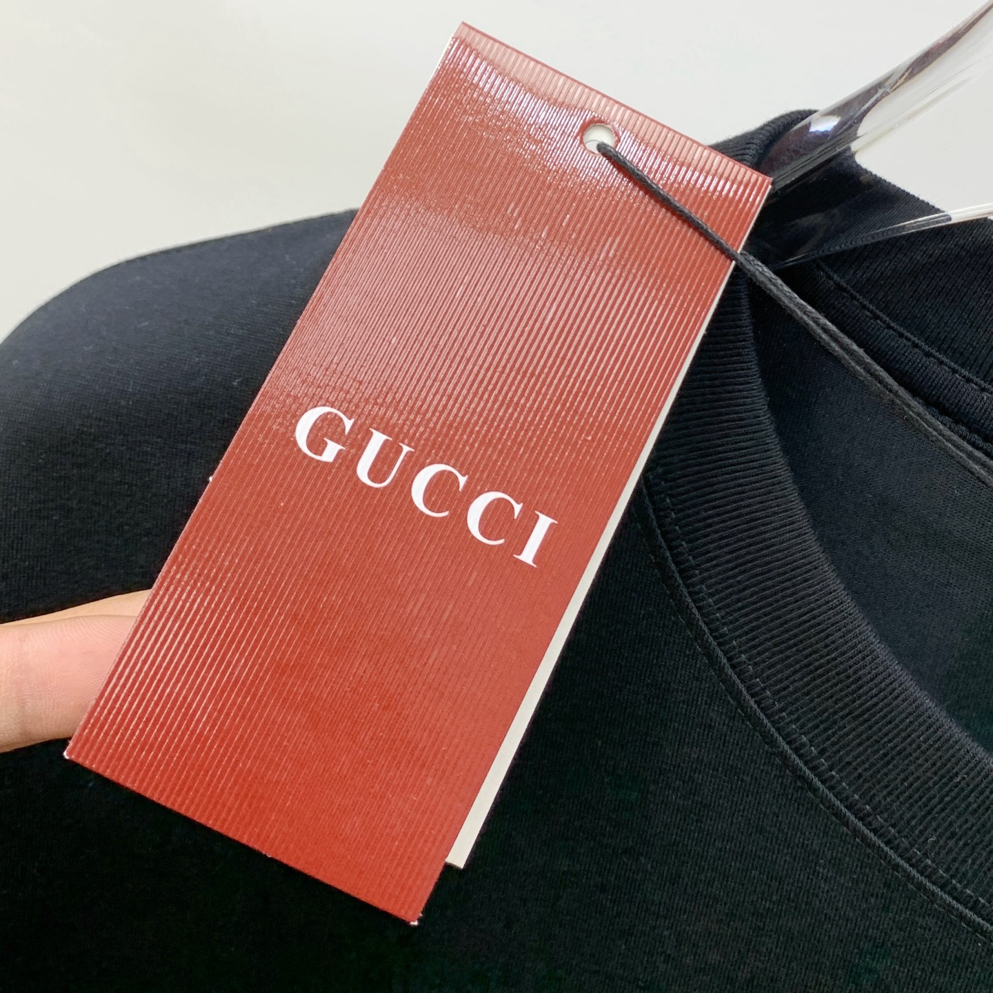 ss古驰纯棉最新面料！经典标识图案logo时尚简约潮流短袖，最顶级的品质专柜原单短袖，顶级制作工艺进口面