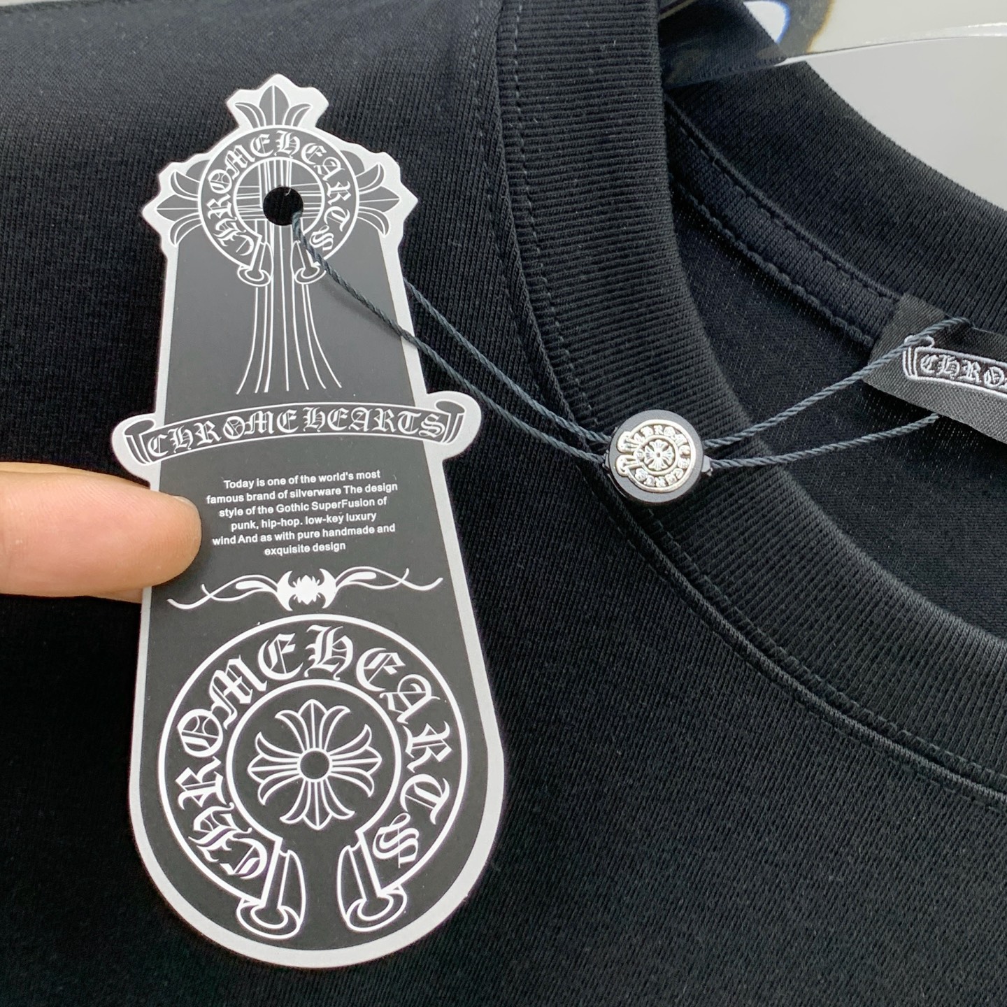 ss克罗心纯棉最新面料经典标识图案logo时尚简约潮流短袖，最顶级的品质专柜原单短袖，顶级制作工艺进口面