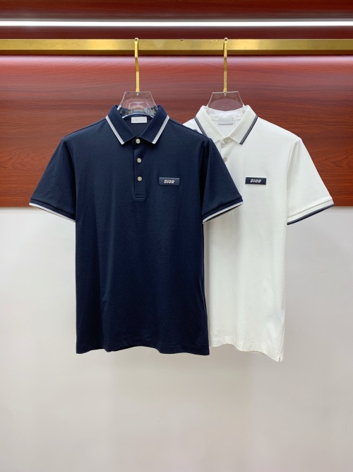 Dior Men's Polo Shirt with Logo - Classic Fit, Summer Style 1 Dior Men's Polo Shirt with Logo - Classic Fit, Summer Style