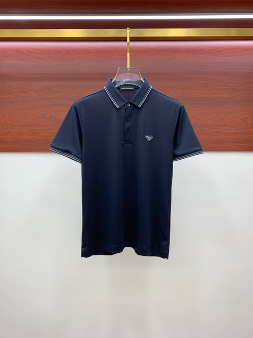 Emporio Armani Men's Slim Fit Polo Shirt - Short Sleeve, Logo Detail 1 Emporio Armani Men's Slim Fit Polo Shirt - Short Sleeve, Logo Detail
