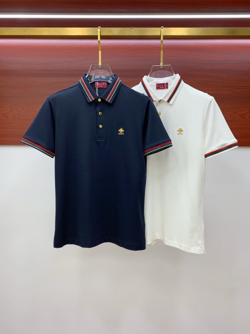 Gucci Men's Logo Polo Shirt | Short Sleeve Cotton Pique | Casual & Stylish 1 Gucci Men's Logo Polo Shirt | Short Sleeve Cotton Pique | Casual & Stylish