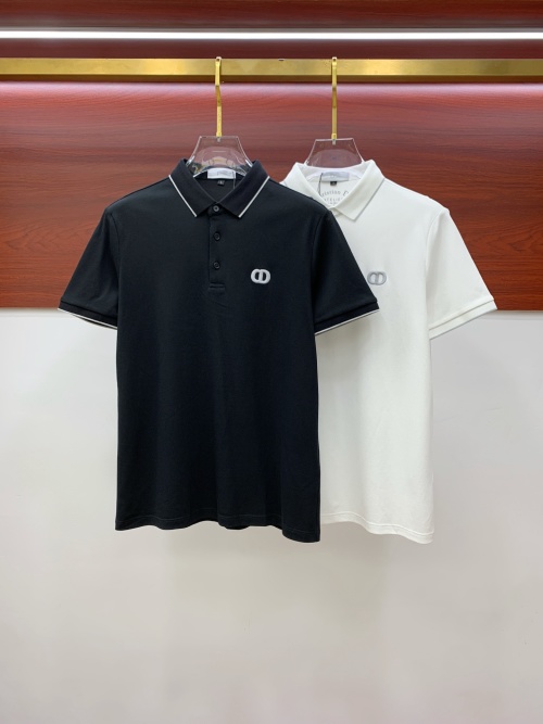 Dior Men's Polo Shirt with Logo - Short Sleeve, Casual Style 1 Dior Men's Polo Shirt with Logo - Short Sleeve, Casual Style