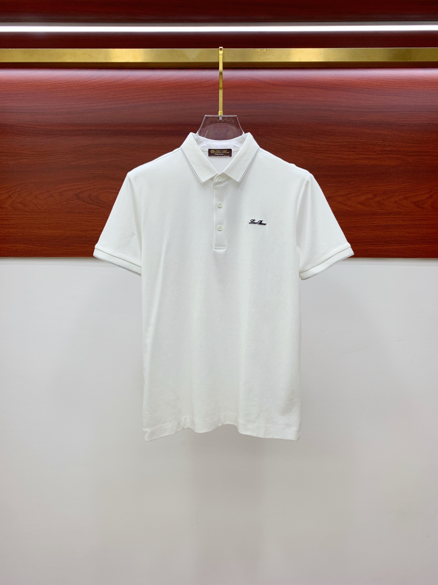 Men's Classic Fit Polo Shirt with Embroidered Logo - Casual Short Sleeve