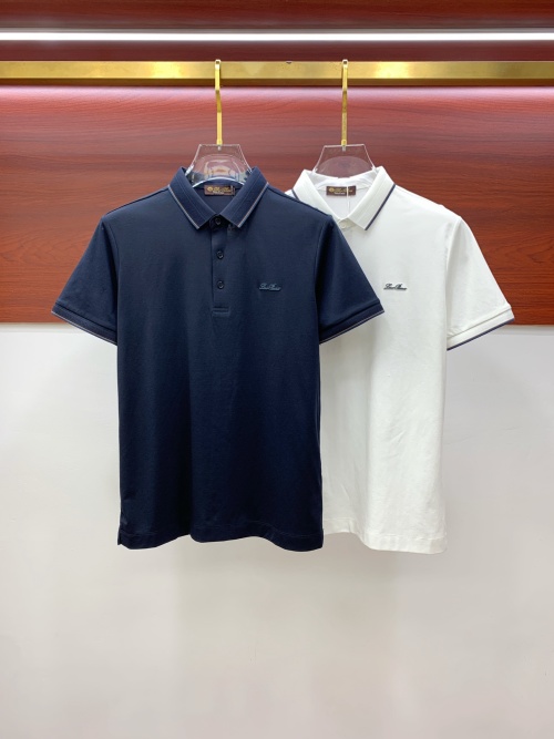 Loro Piana Men's Polo Shirt | Classic Fit, Logo Detail, Summer Collection 1 Loro Piana Men's Polo Shirt | Classic Fit, Logo Detail, Summer Collection