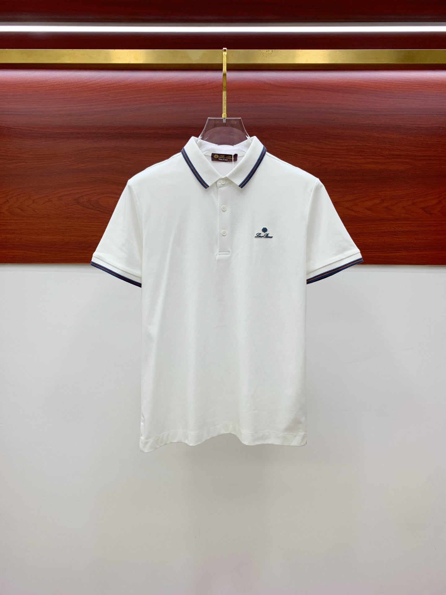 Classic Fit Short Sleeve Polo Shirt with Logo for Men - Breathable Cotton
