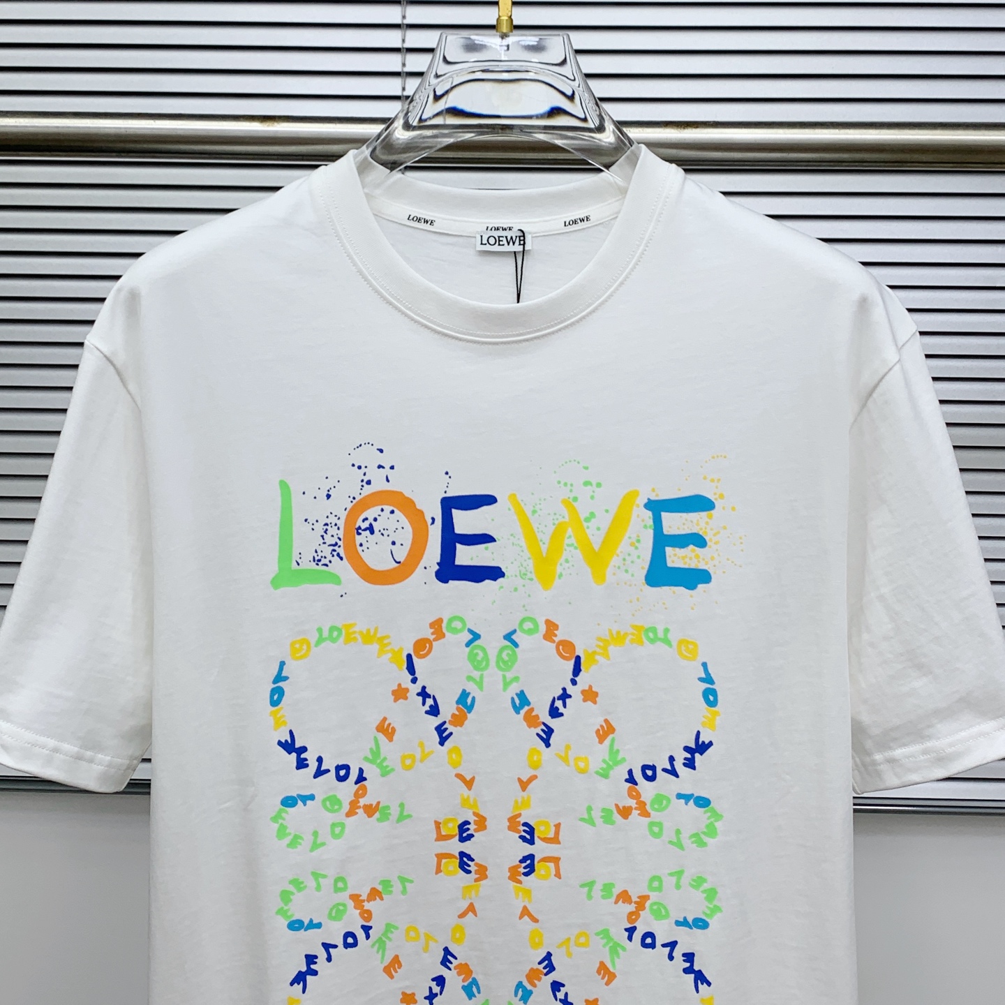 P罗意威2025夏季新款短袖T恤，个性艺术系列全网独家首发 百搭款细节处理完美纯棉面料十分精致 原版面料