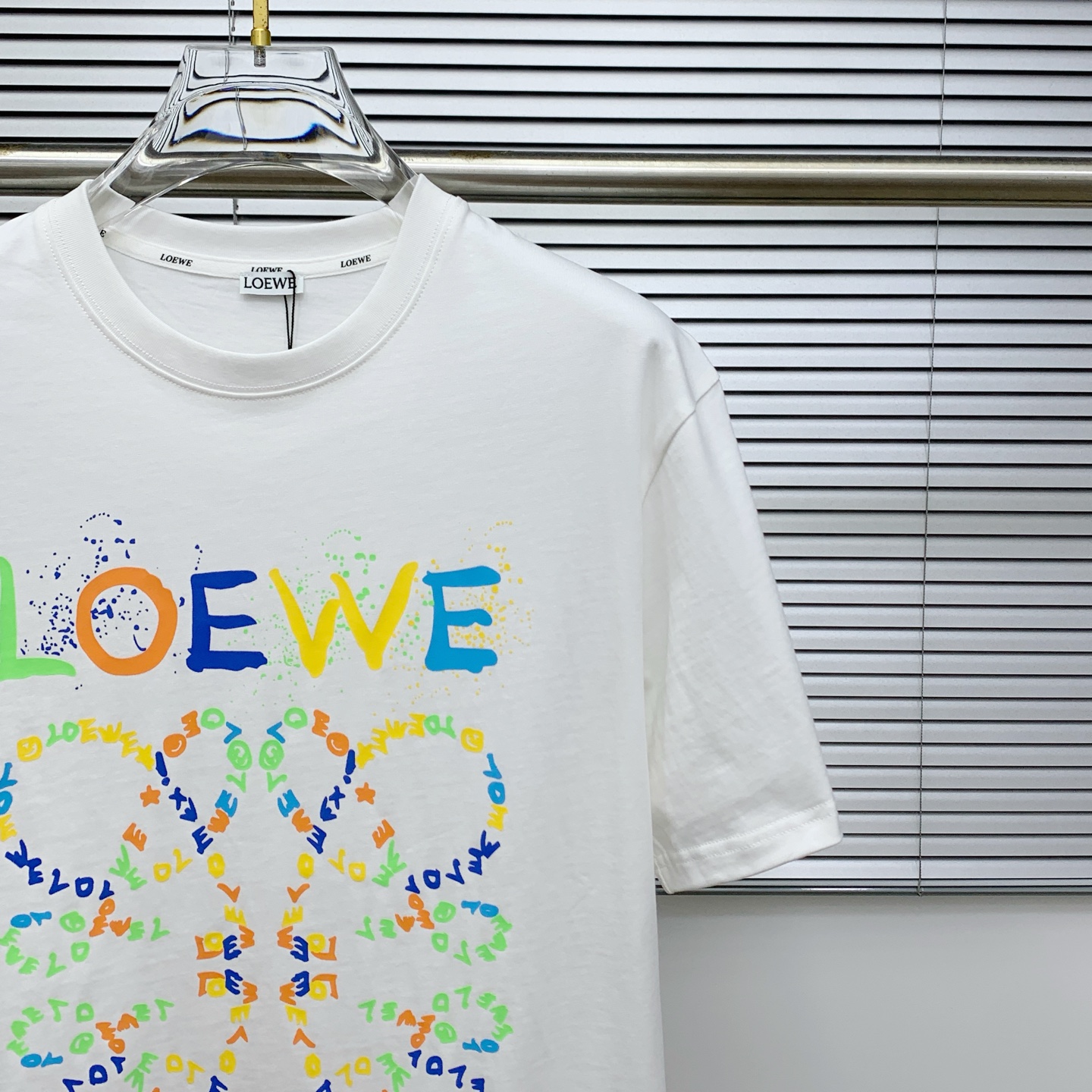 P罗意威2025夏季新款短袖T恤，个性艺术系列全网独家首发 百搭款细节处理完美纯棉面料十分精致 原版面料