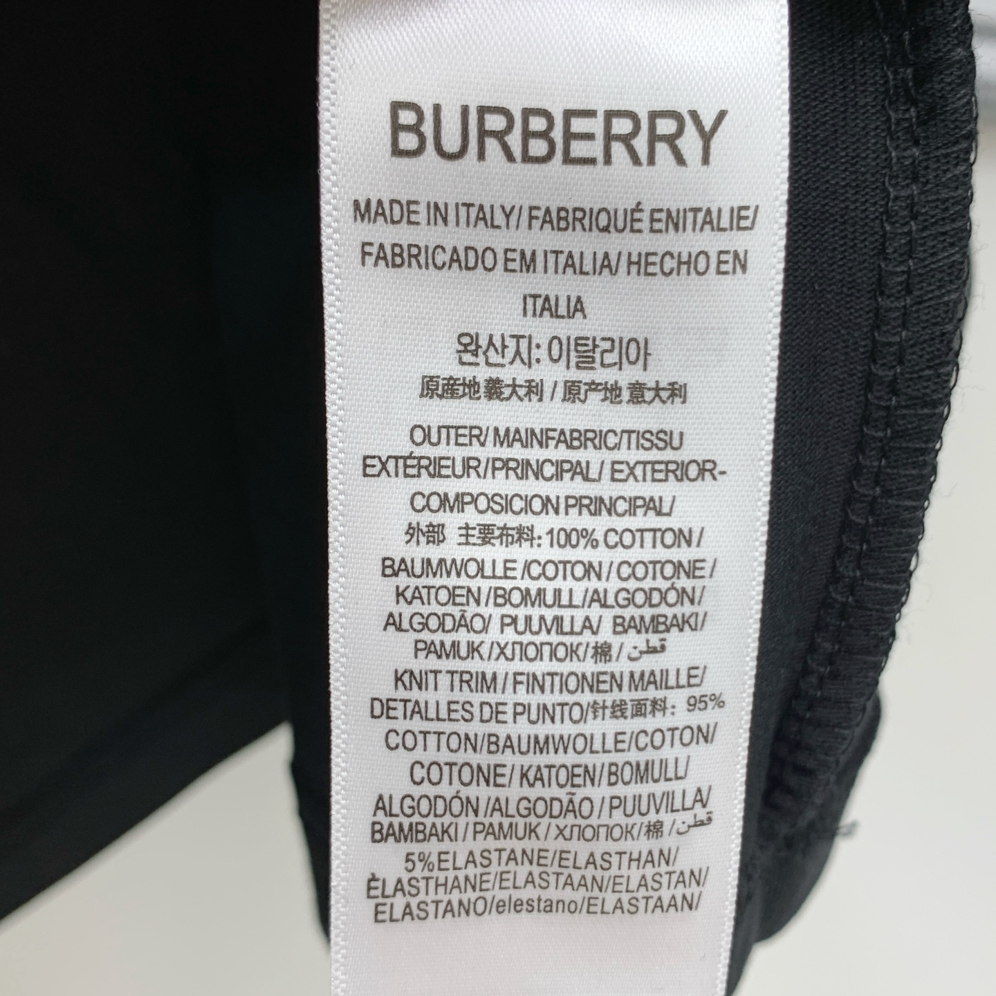 P巴宝莉2025夏季新款短袖T恤，个性艺术系列全网独家首发 百搭款细节处理完美纯棉面料十分精致 原版面料