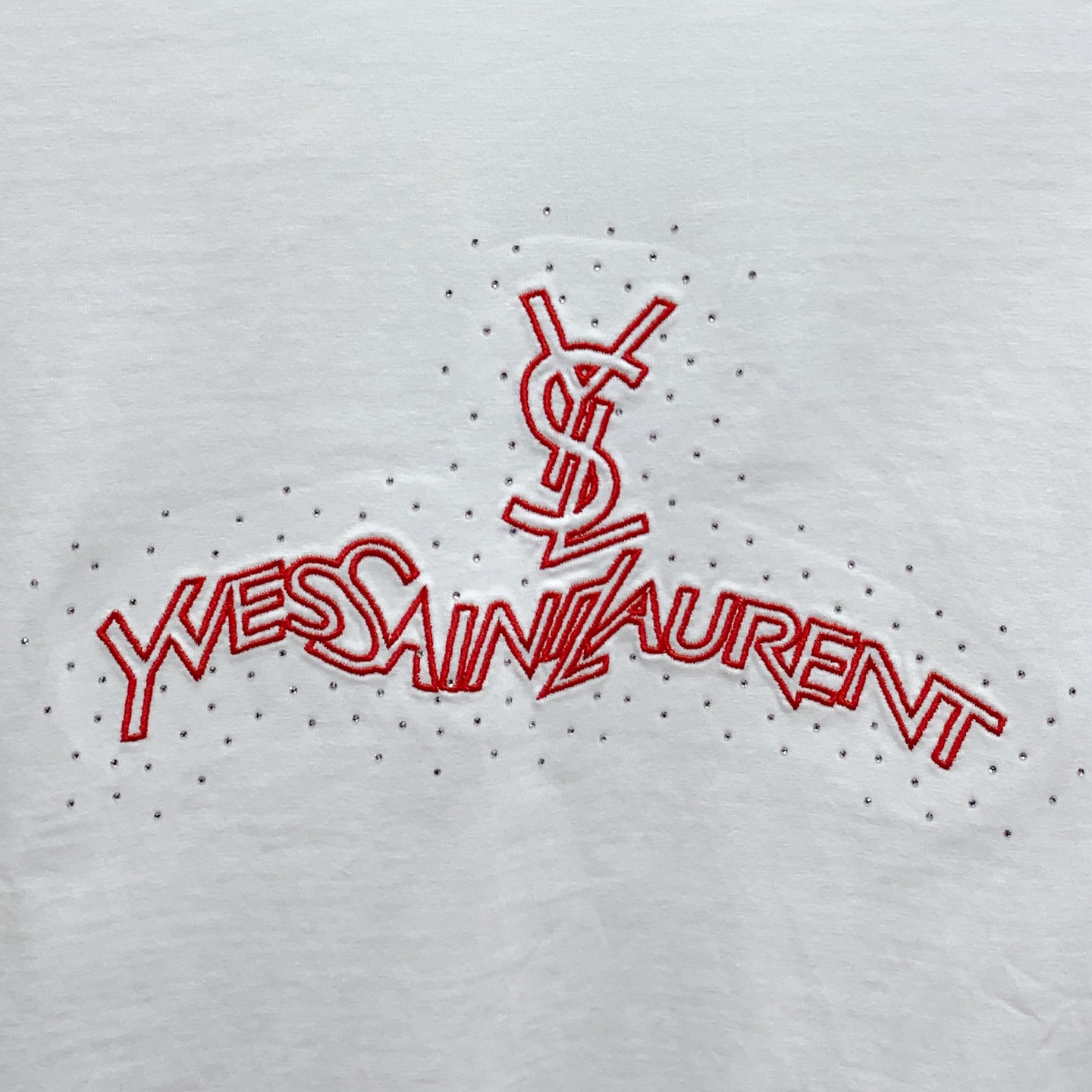 P圣罗兰2025夏季新款短袖T恤，个性艺术系列全网独家首发 百搭款细节处理完美纯棉面料十分精致 原版面料