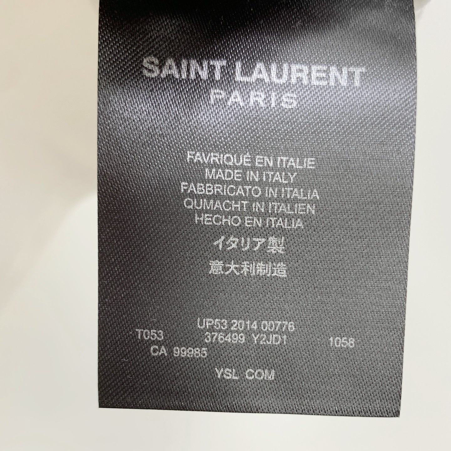 P圣罗兰2025夏季新款短袖T恤，个性艺术系列全网独家首发 百搭款细节处理完美纯棉面料十分精致 原版面料