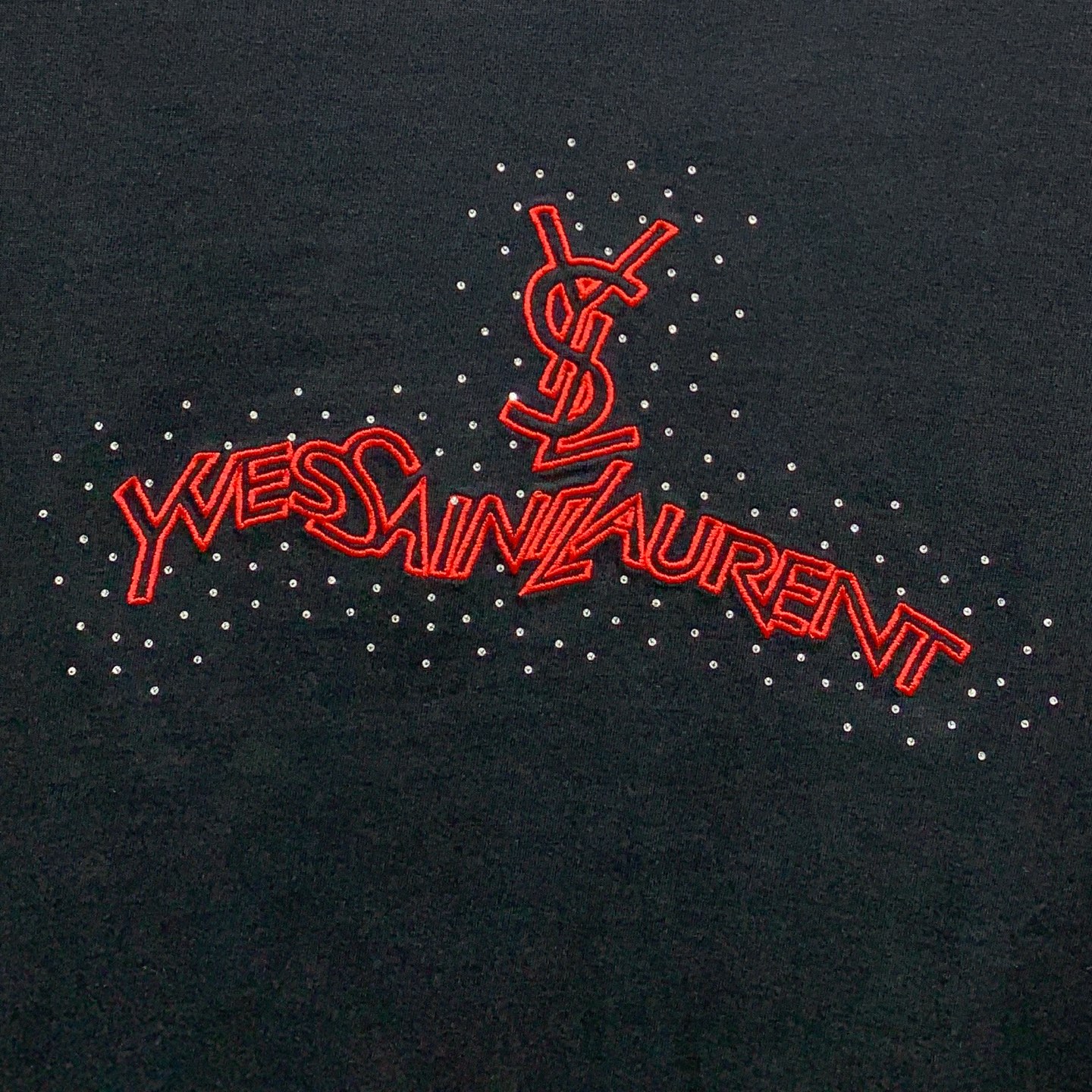 P圣罗兰2025夏季新款短袖T恤，个性艺术系列全网独家首发 百搭款细节处理完美纯棉面料十分精致 原版面料