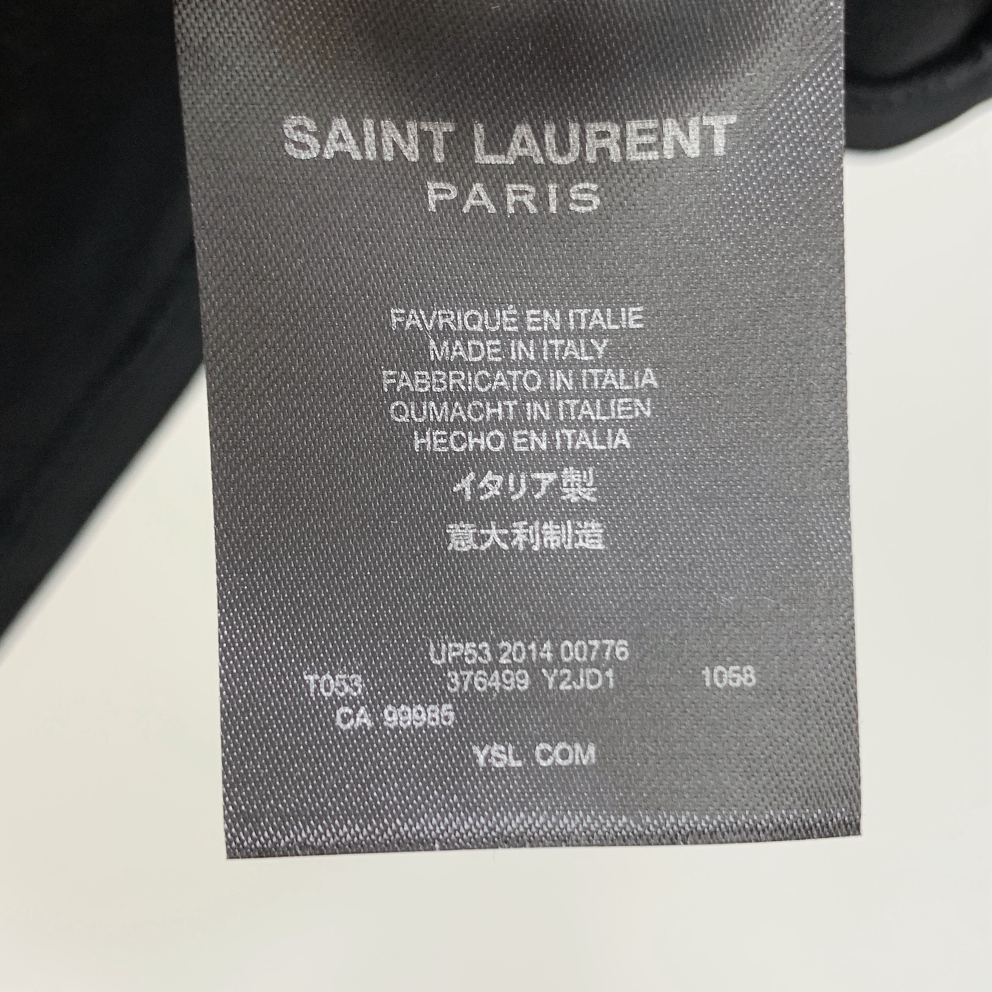 P圣罗兰2025夏季新款短袖T恤，个性艺术系列全网独家首发 百搭款细节处理完美纯棉面料十分精致 原版面料