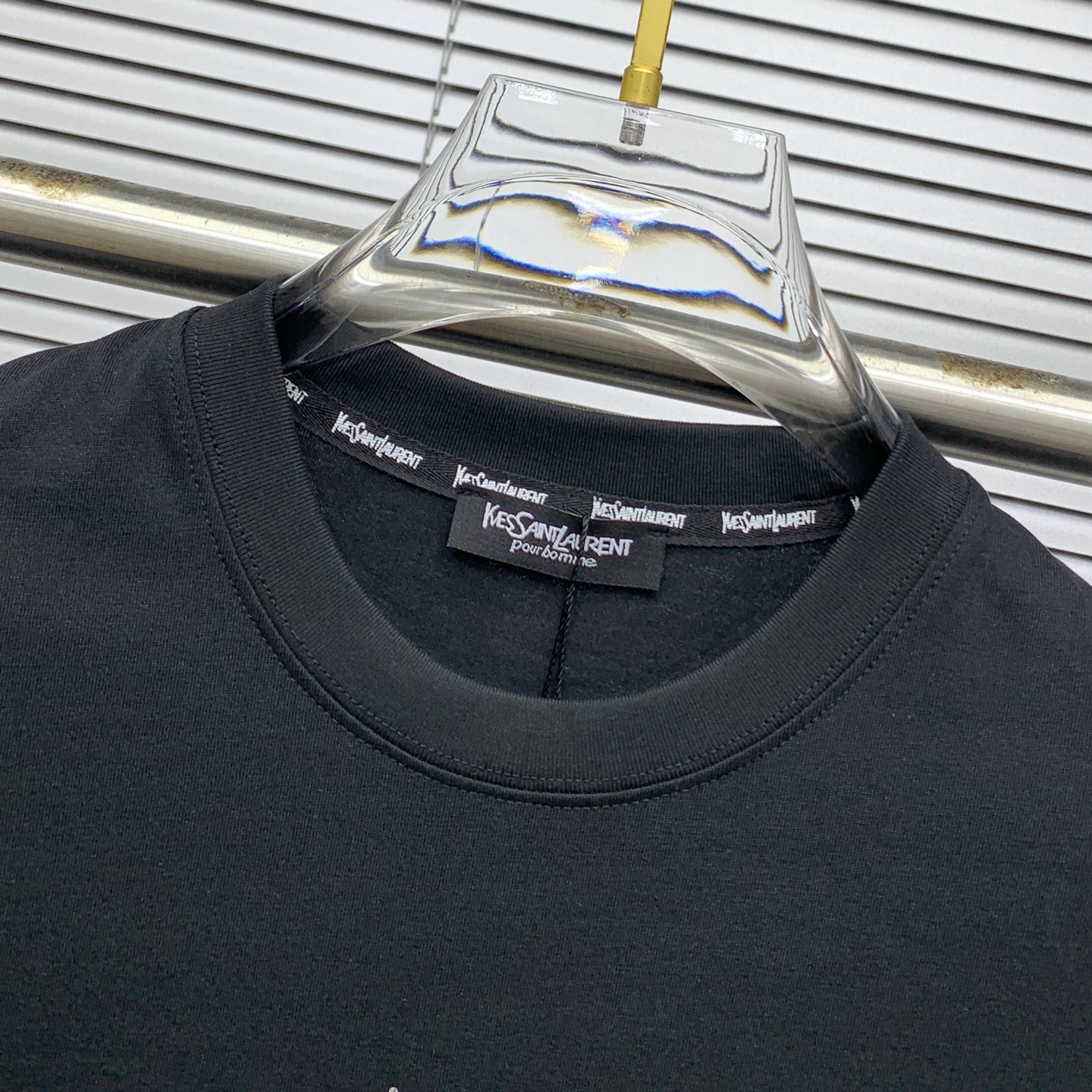 P圣罗兰2025夏季新款短袖T恤，个性艺术系列全网独家首发 百搭款细节处理完美纯棉面料十分精致 原版面料