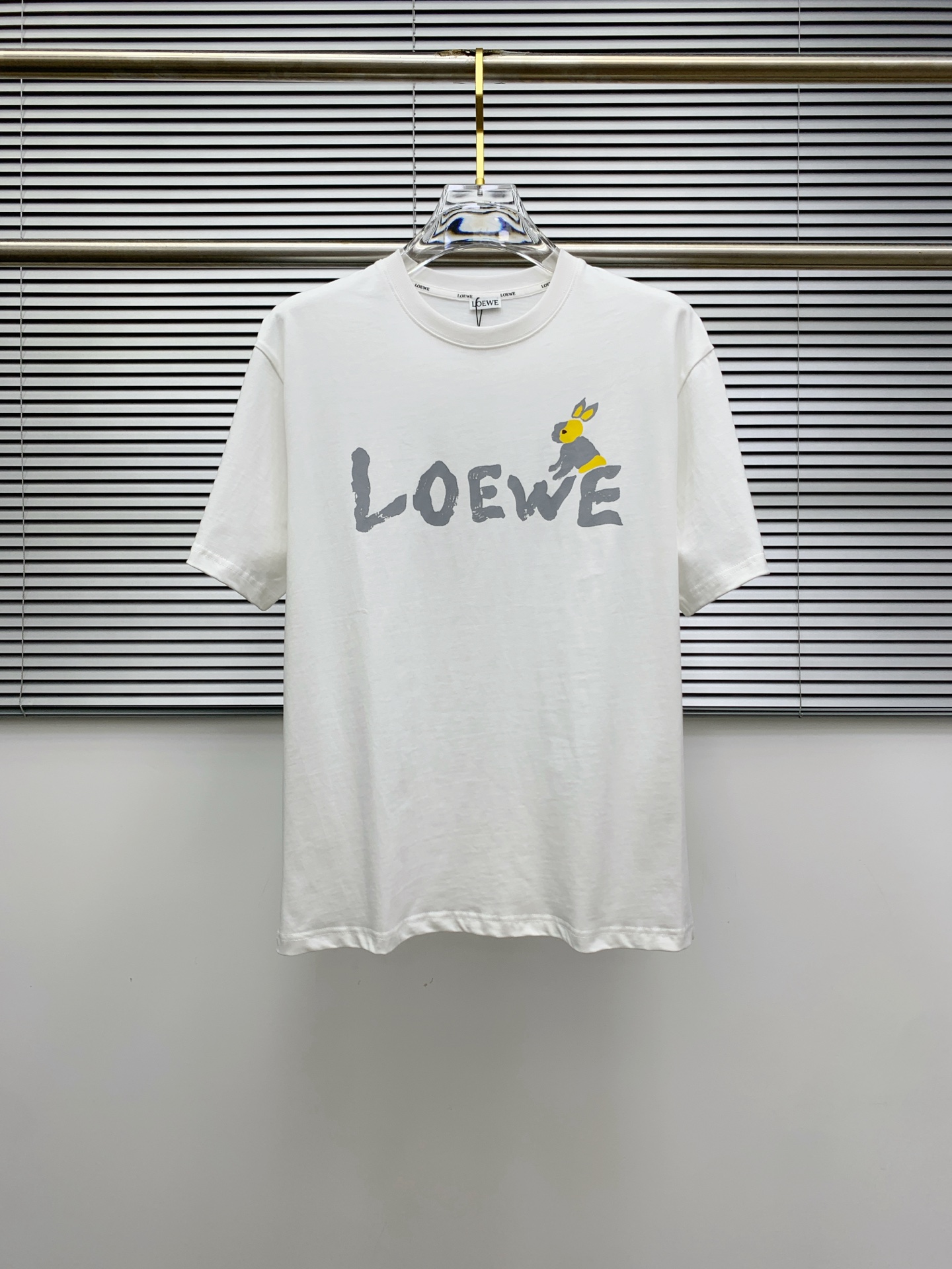 ss罗意威纯棉最新面料经典标识图案logo时尚简约潮流短袖，最顶级的品质专柜原单短袖，顶级制作工艺进口面