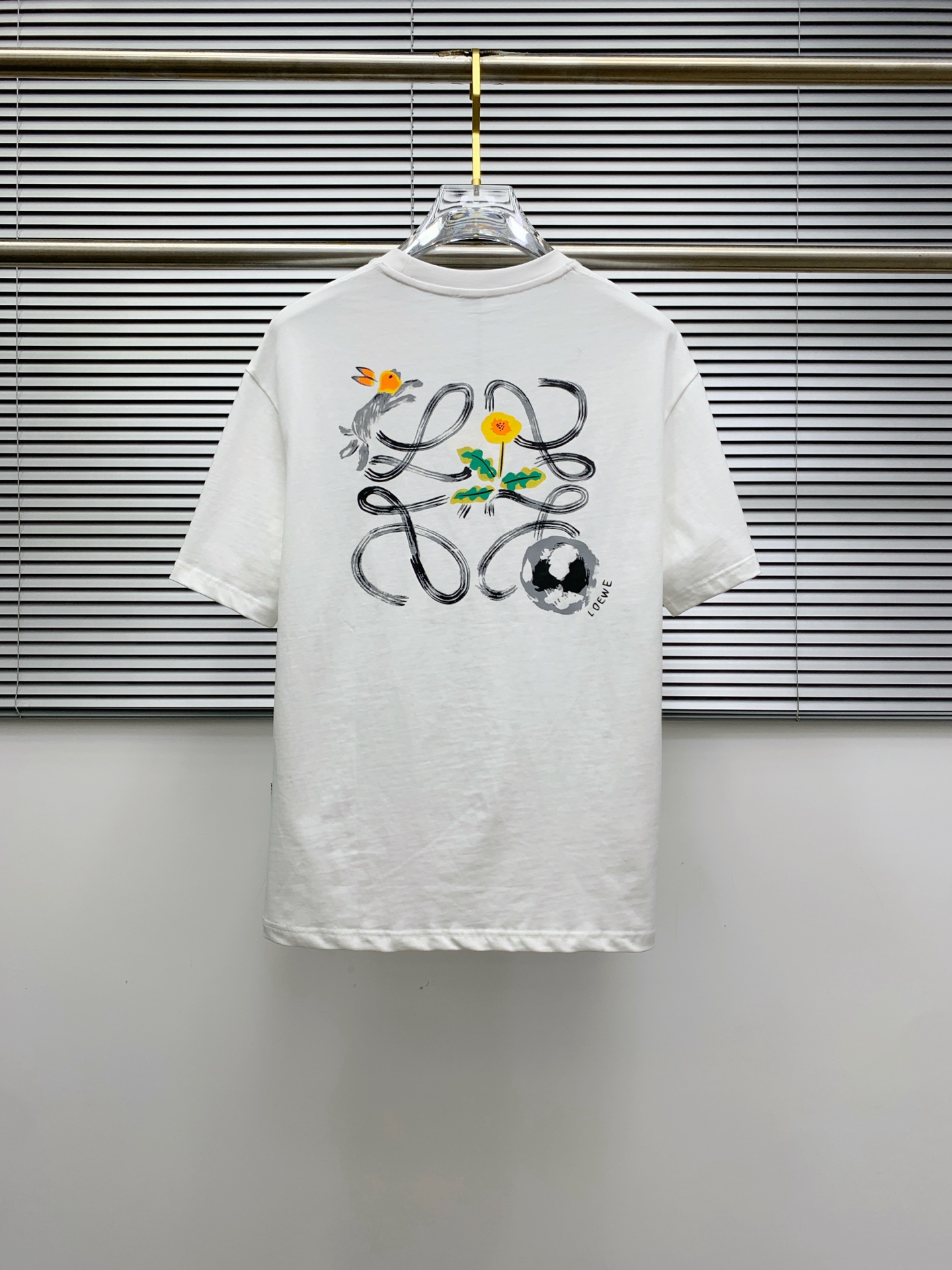 ss罗意威纯棉最新面料经典标识图案logo时尚简约潮流短袖，最顶级的品质专柜原单短袖，顶级制作工艺进口面