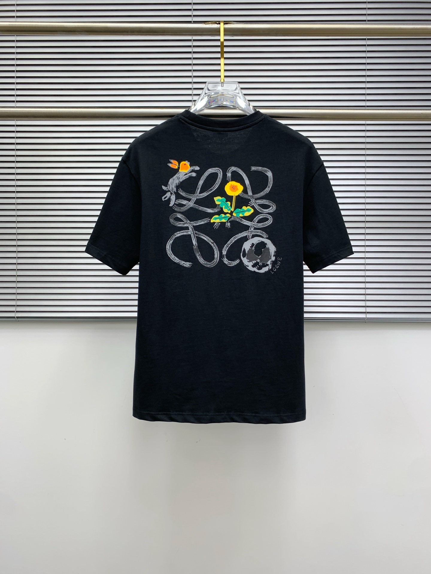 ss罗意威纯棉最新面料经典标识图案logo时尚简约潮流短袖，最顶级的品质专柜原单短袖，顶级制作工艺进口面