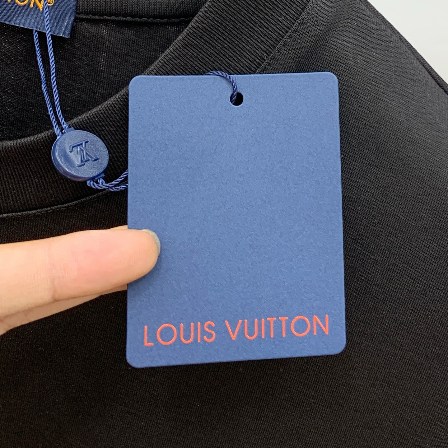 Louis Vuitton Men's Black Cotton Logo T-Shirt and Shorts Set 6 i1751637386076 9801 0 4