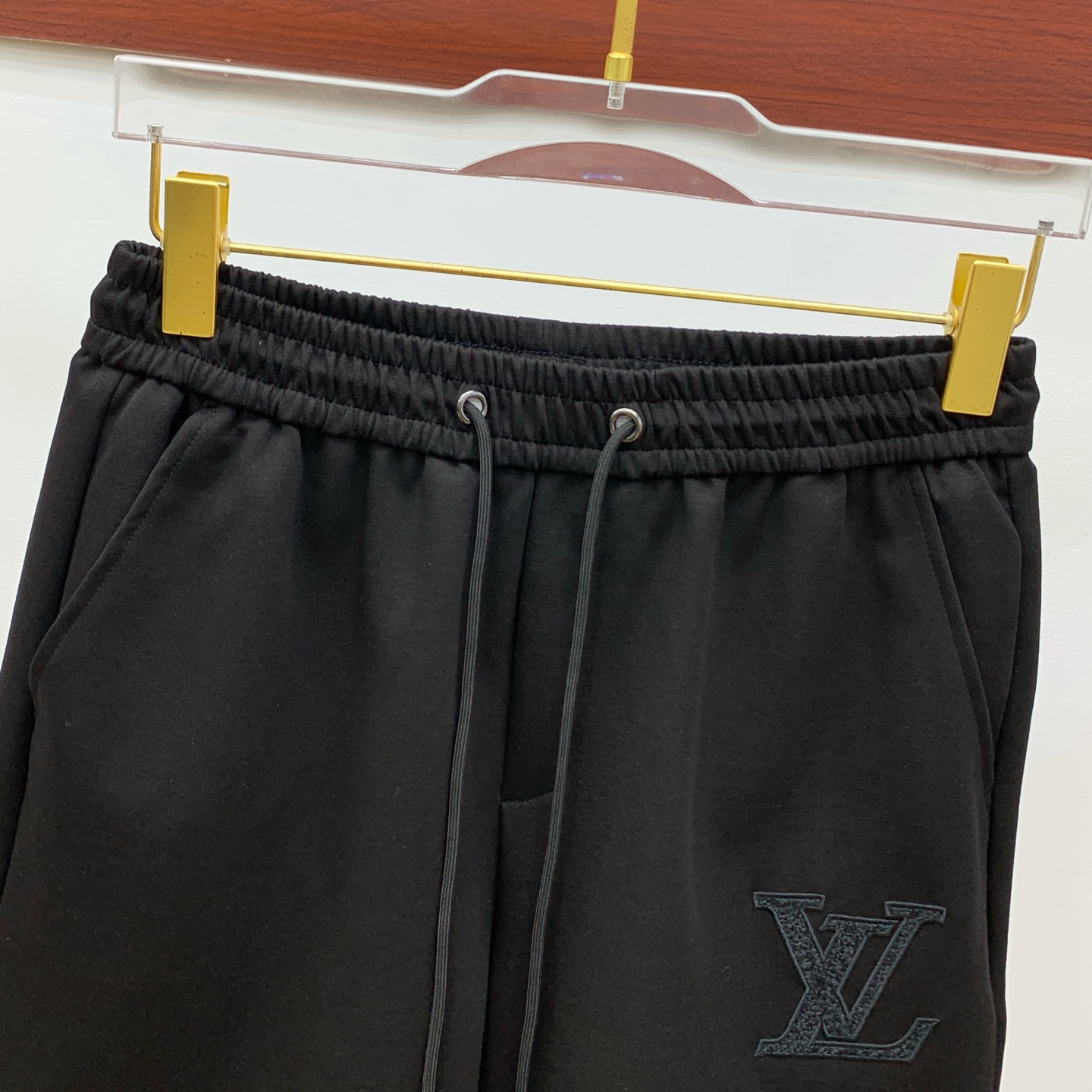 Louis Vuitton Men's Black Cotton Logo T-Shirt and Shorts Set 9 i1751637387801 7343 0 7