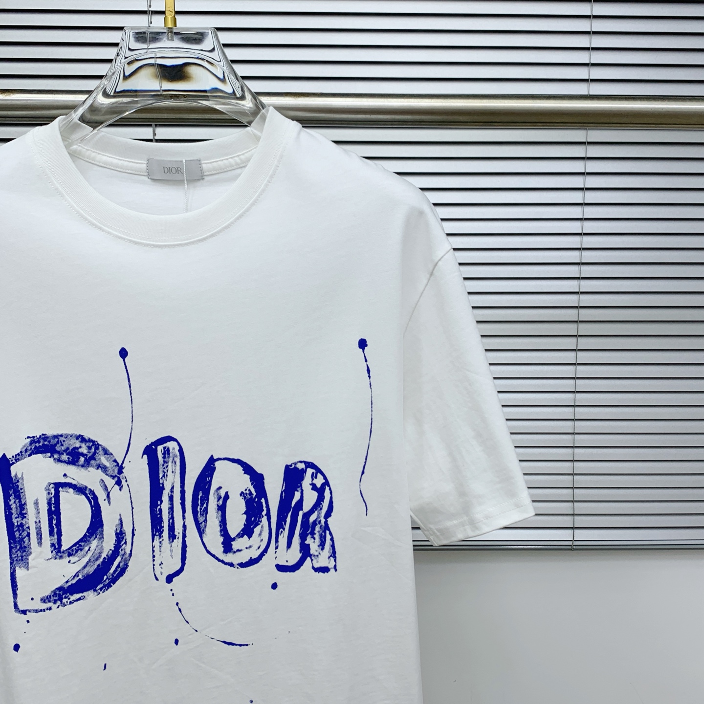 ss迪奥纯棉最新面料经典标识图案logo时尚简约潮流短袖，最顶级的品质专柜原单短袖，顶级制作工艺进口面料