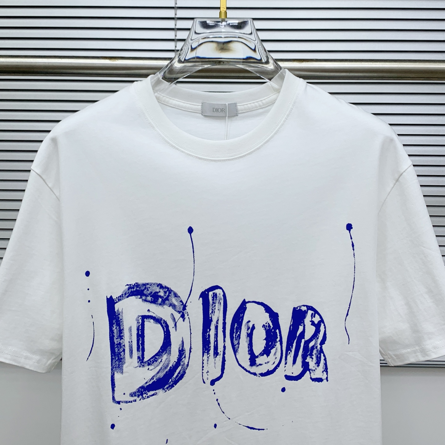 ss迪奥纯棉最新面料经典标识图案logo时尚简约潮流短袖，最顶级的品质专柜原单短袖，顶级制作工艺进口面料