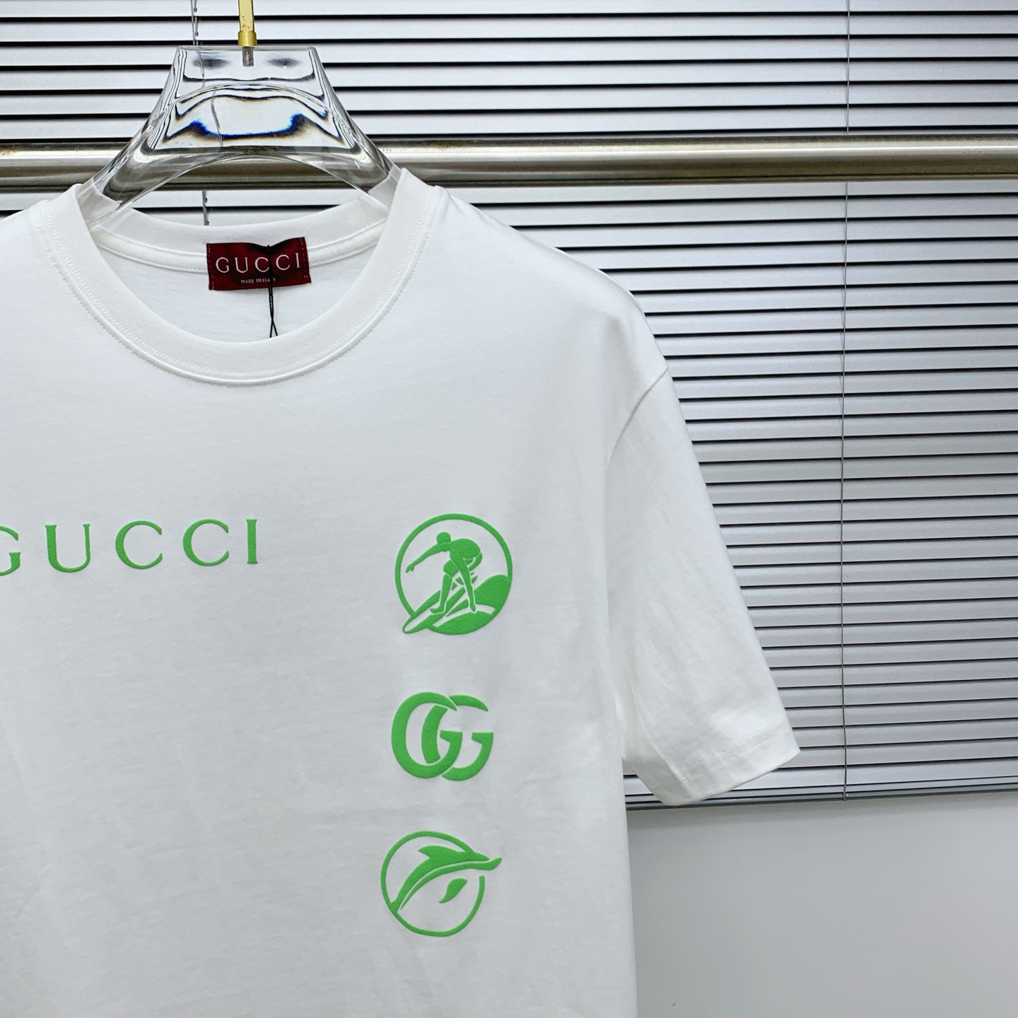 ss古驰纯棉最新面料经典标识图案logo时尚简约潮流短袖，最顶级的品质专柜原单短袖，顶级制作工艺进口面料