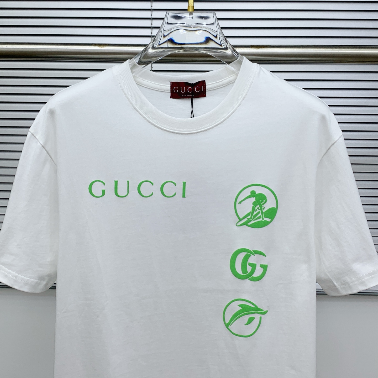 ss古驰纯棉最新面料经典标识图案logo时尚简约潮流短袖，最顶级的品质专柜原单短袖，顶级制作工艺进口面料